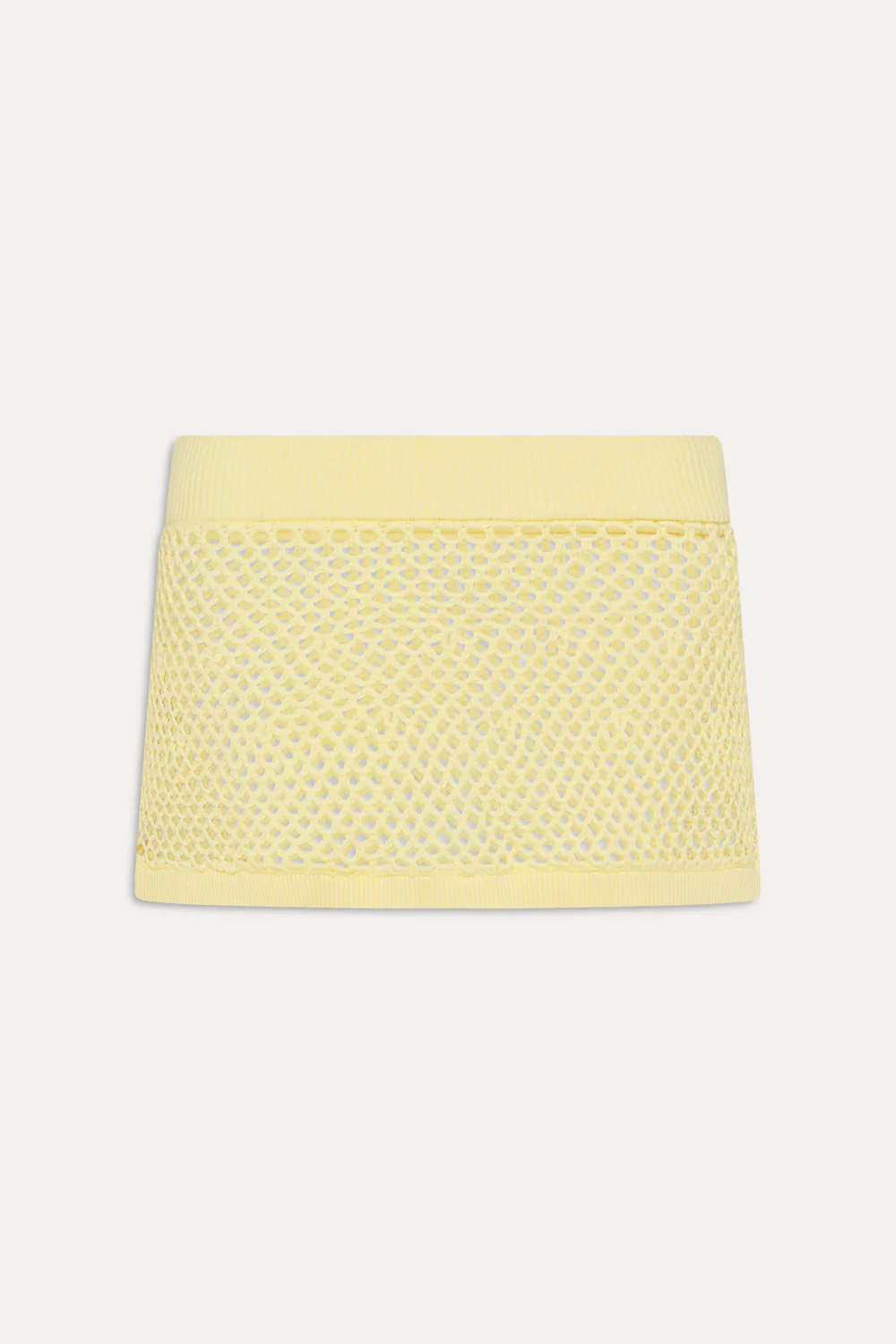 Adaline Crochet Mini Skirt - Whipped Butter - Image 3