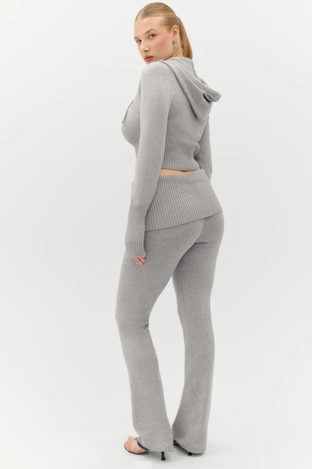 Aimee Knit Pants - Rain Cloud - Image 7