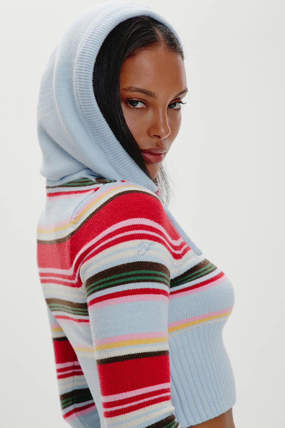 Aimee Zip Up Knit Hoodie - Ocean Ave - Image 4