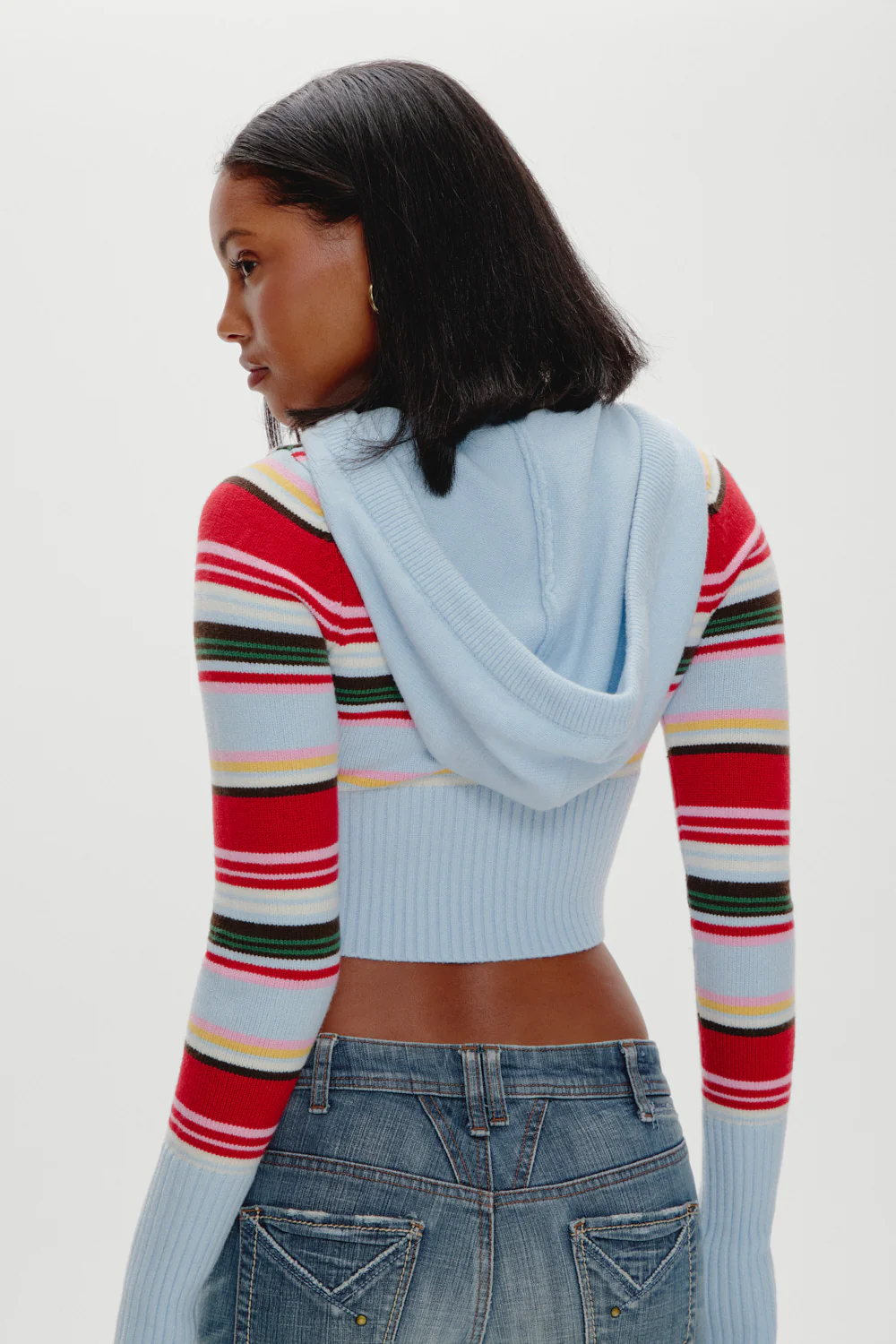 Aimee Zip Up Knit Hoodie - Ocean Ave - Image 5