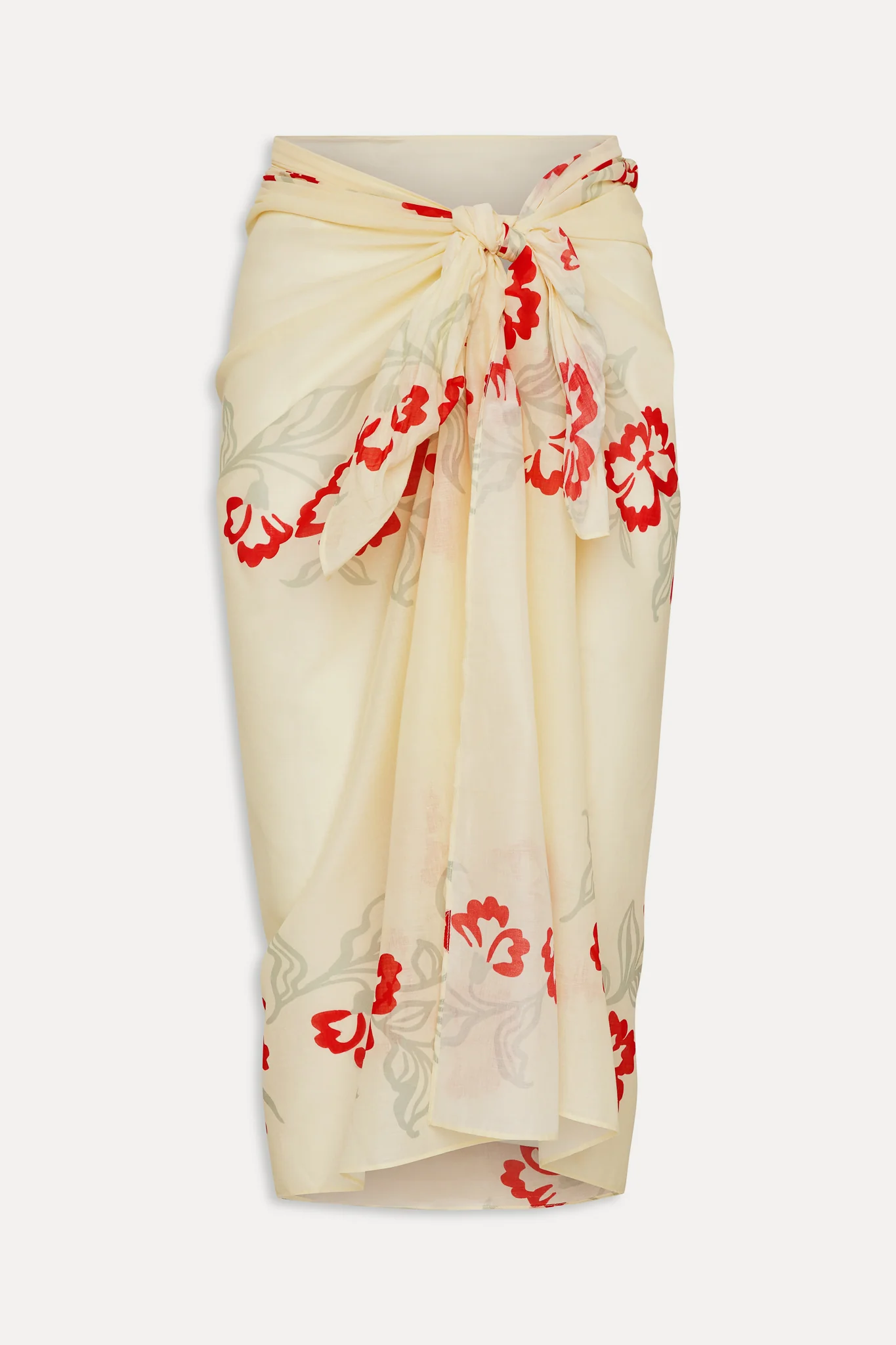 Alessia Cotton Sarong - Hibiscus Beach - Image 3