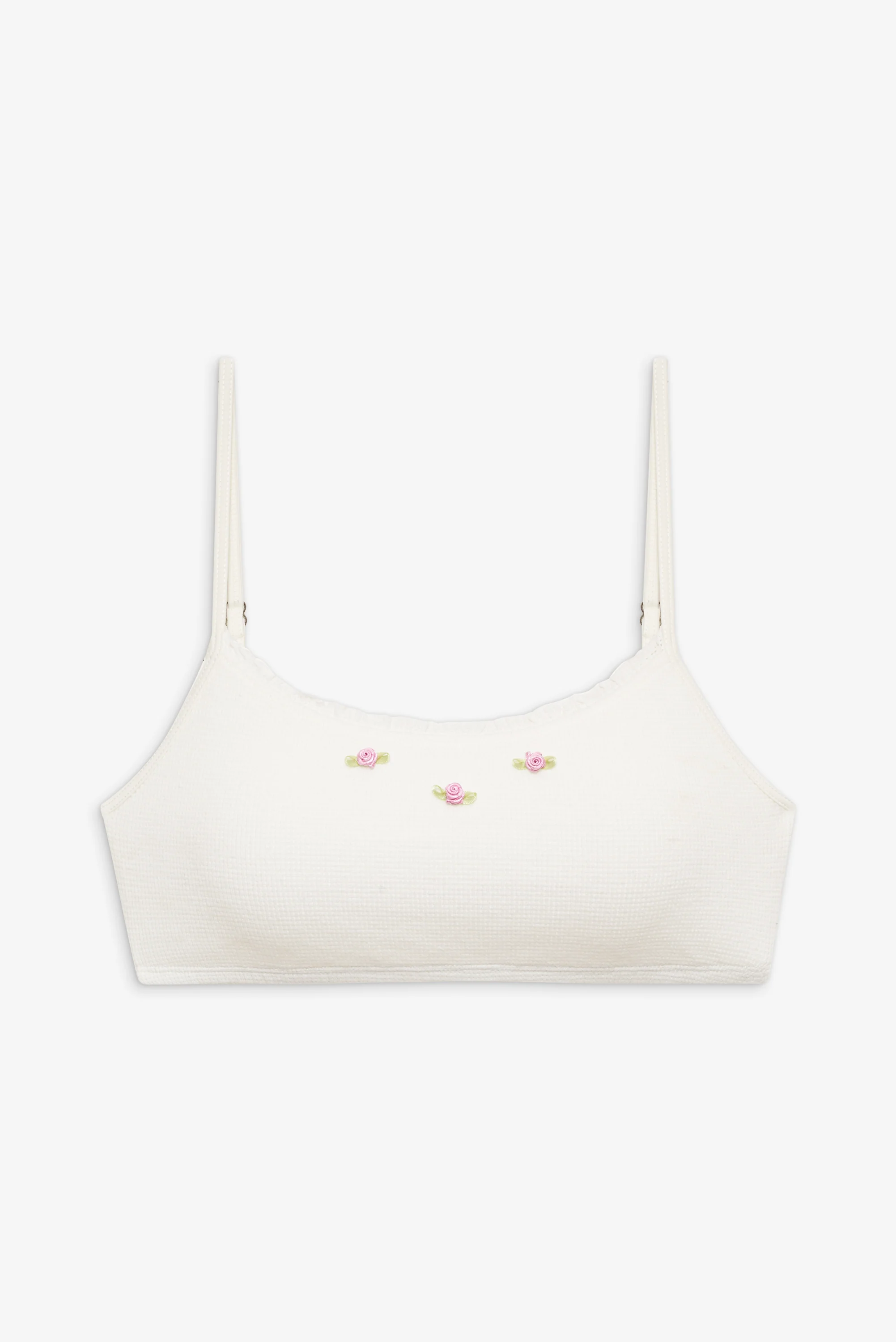 Bay View Bikini Top - White - Image 3