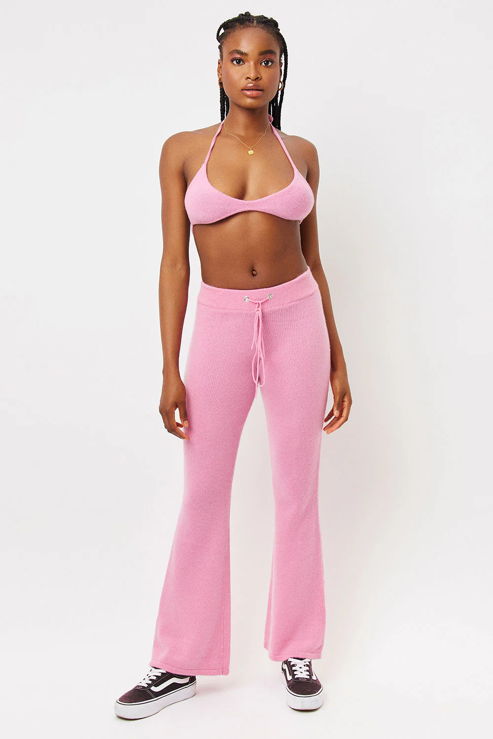 Breakwater Cashmere Pant - Rose - Image 3