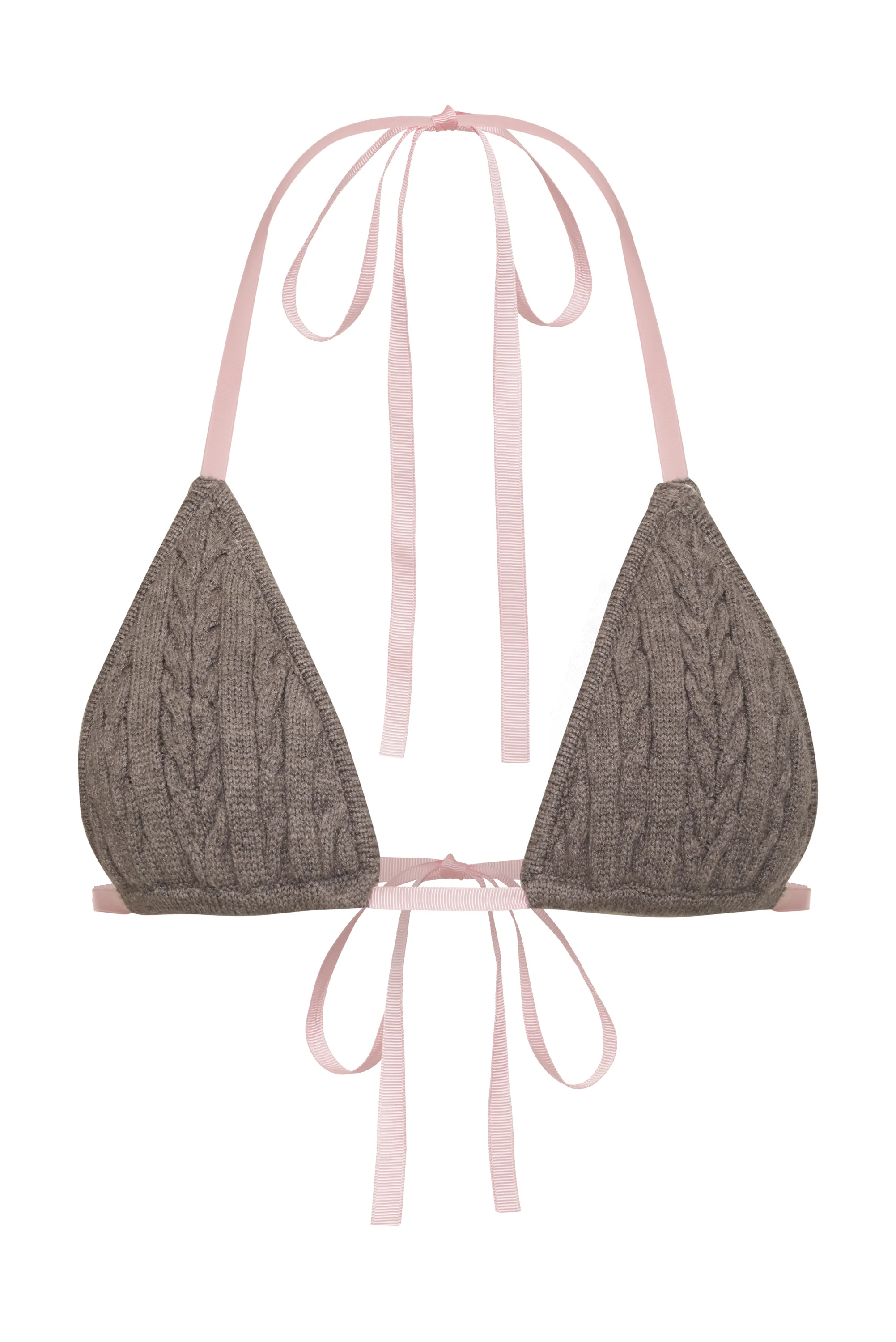Caleb Cable Cloud Knit Top - Dark Pearl - Image 2