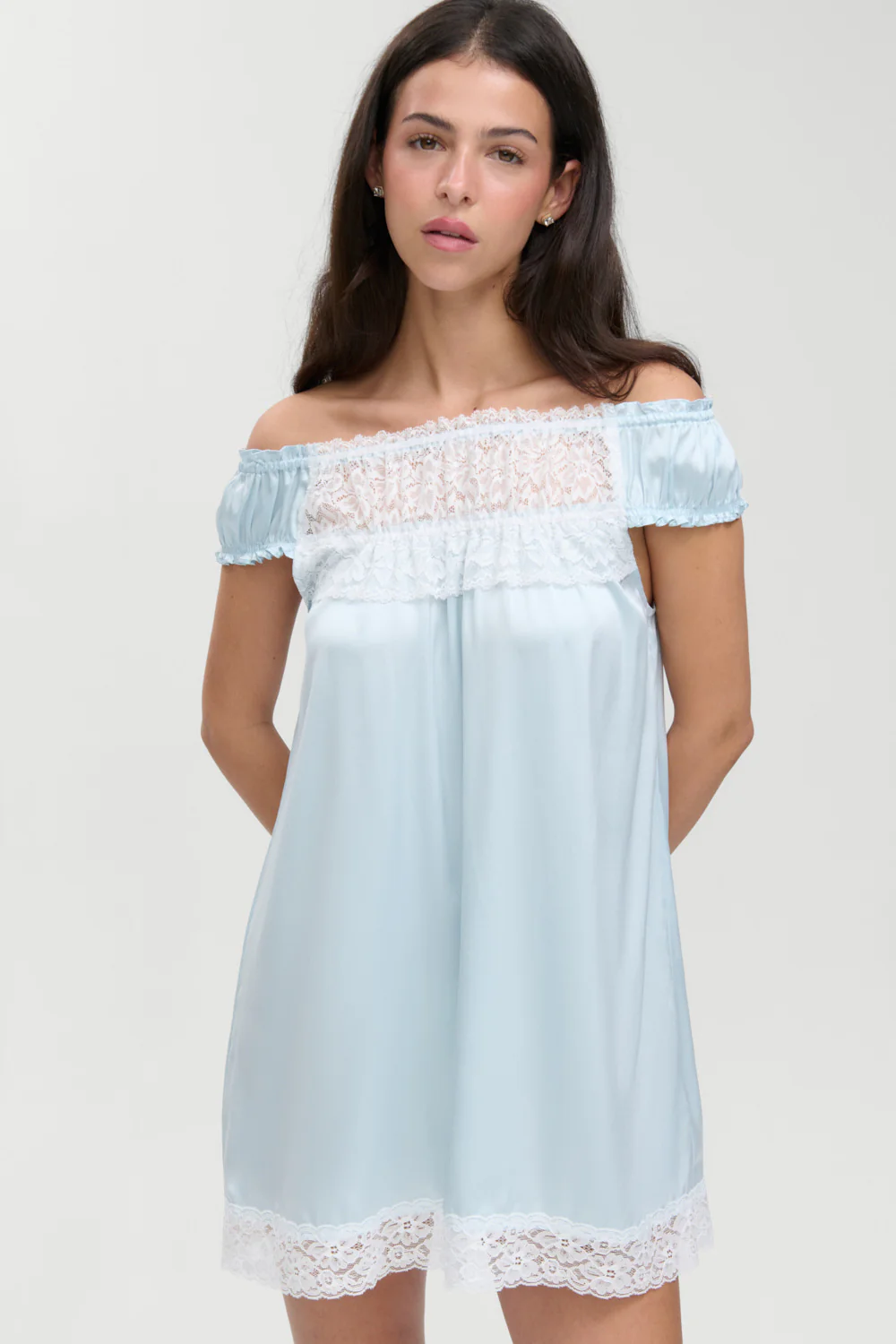 Carlisle Silk Babydoll Dress - Beach Club - Image 4