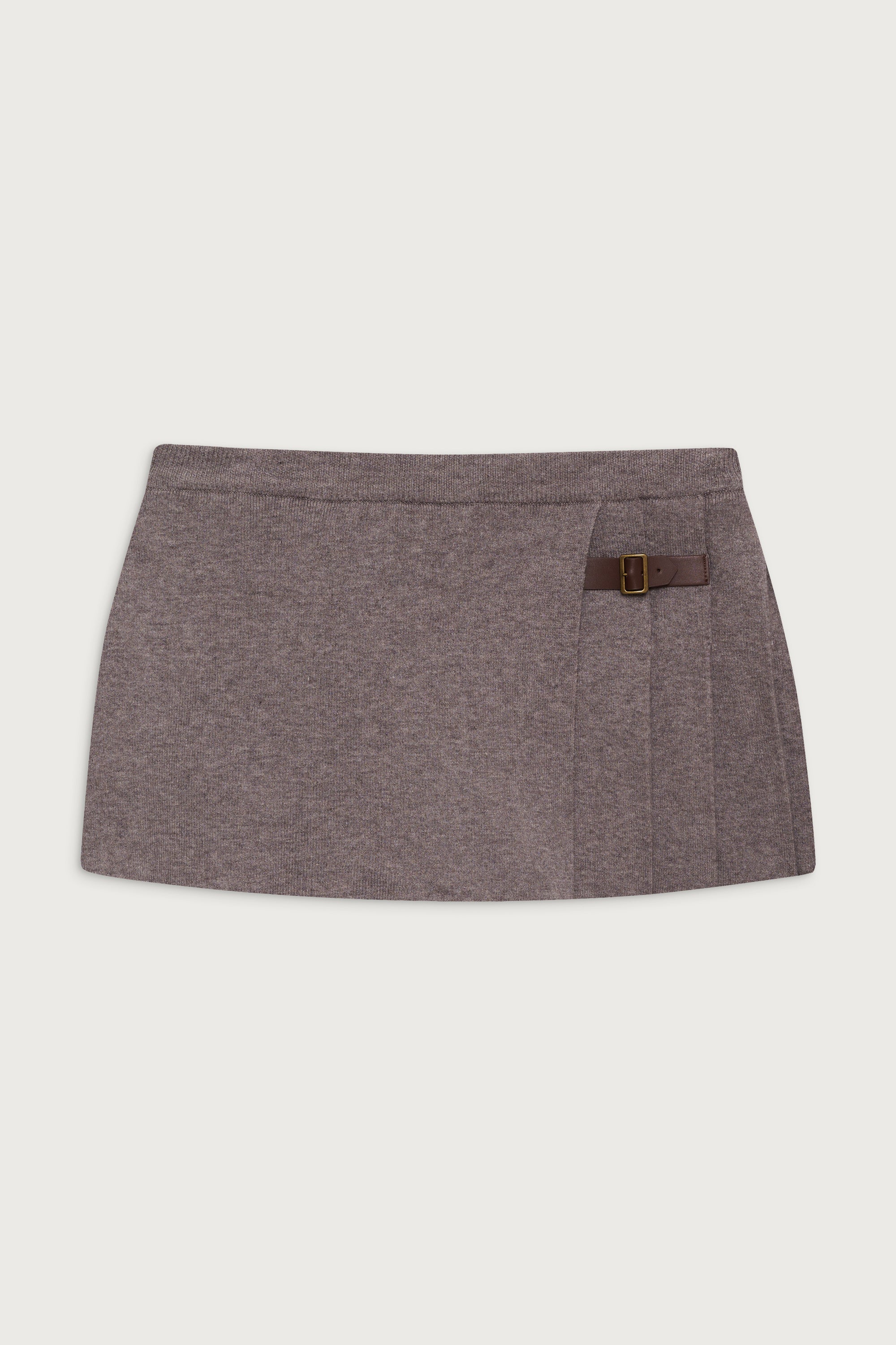 Carver Cloud Knit Pleated Skort - Dark Pearl - Image 3