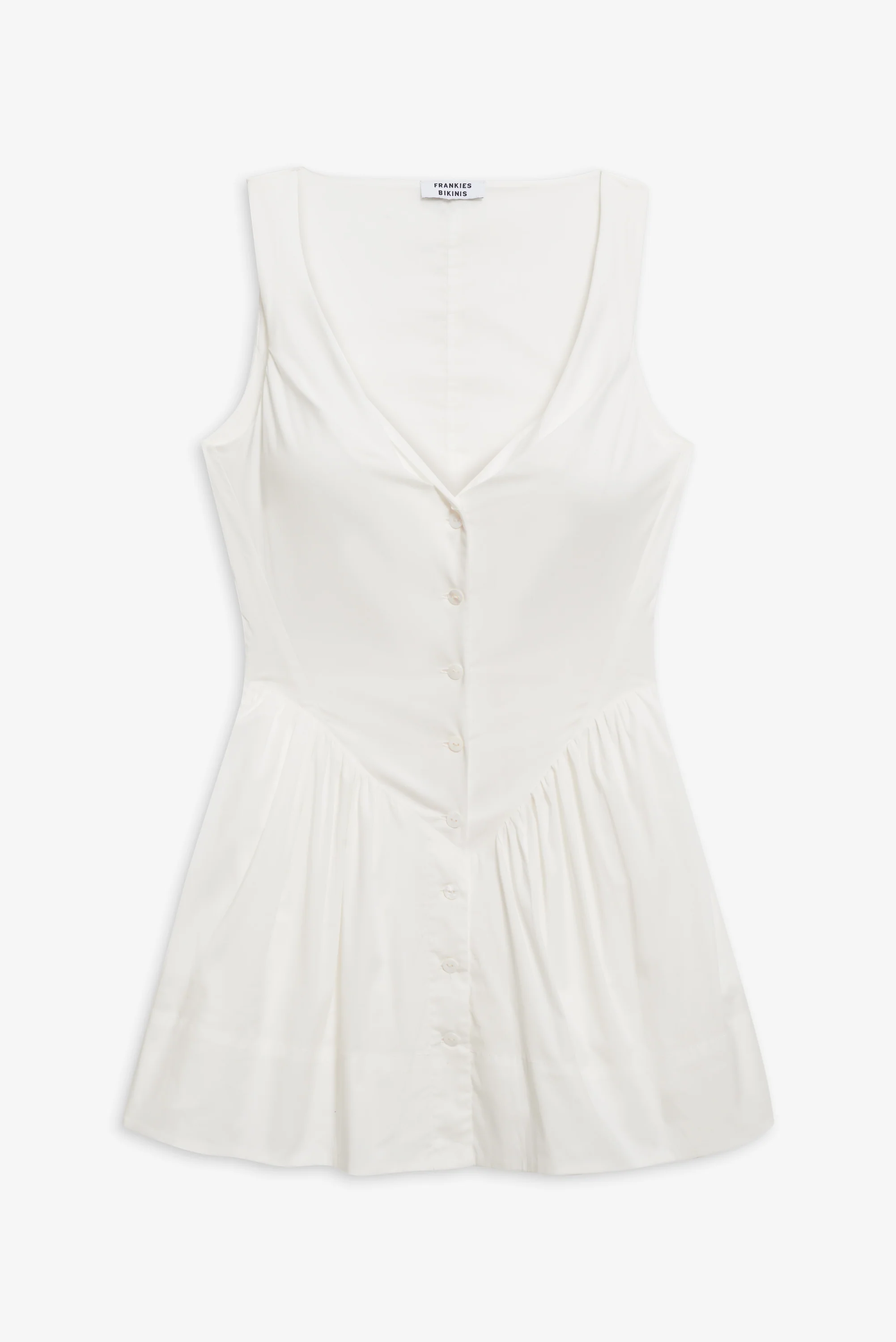 Charlotte Corset Mini Dress - White - Image 4