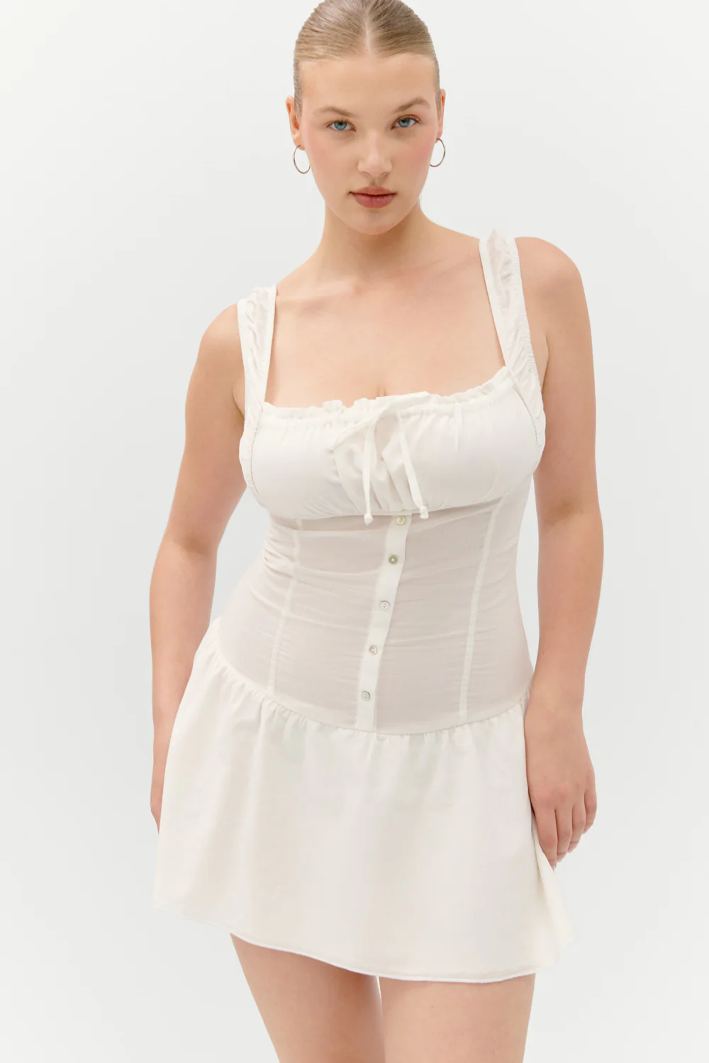 Christa Ruffle Mini Dress - Sunrose - Image 7