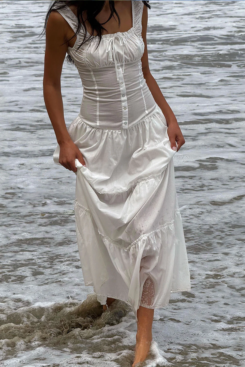 Christabelle Ruffle Maxi Dress - Sunrose - Image 6
