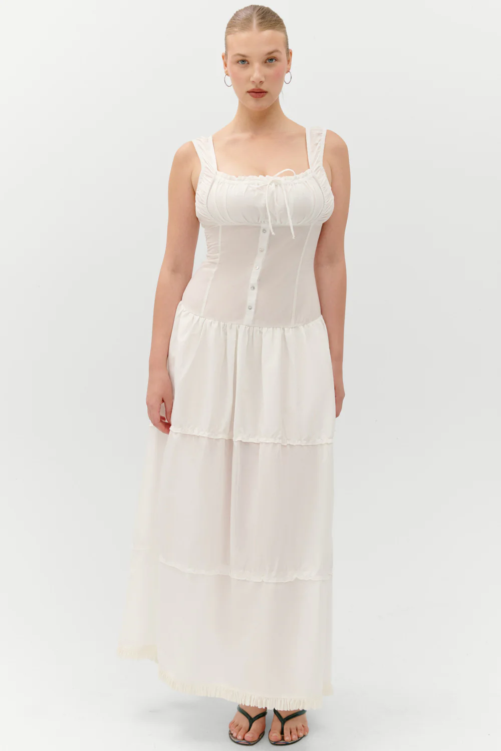 Christabelle Ruffle Maxi Dress - Sunrose - Image 8