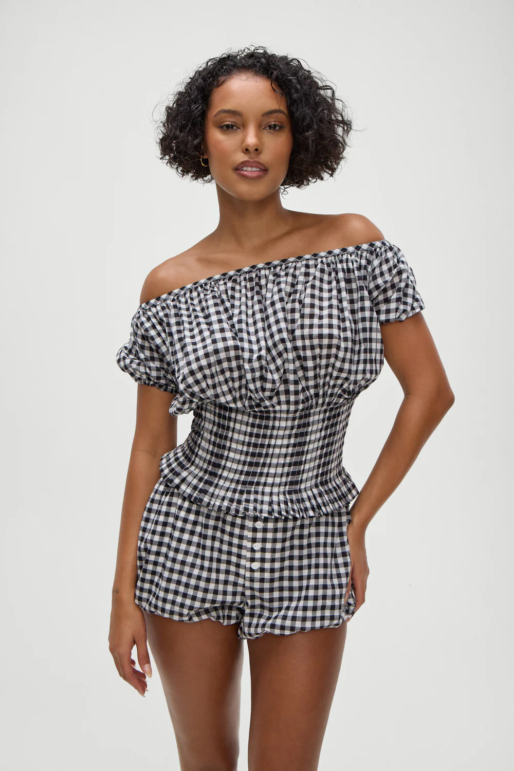 Cider Bloomers - Black Gingham - Image 3