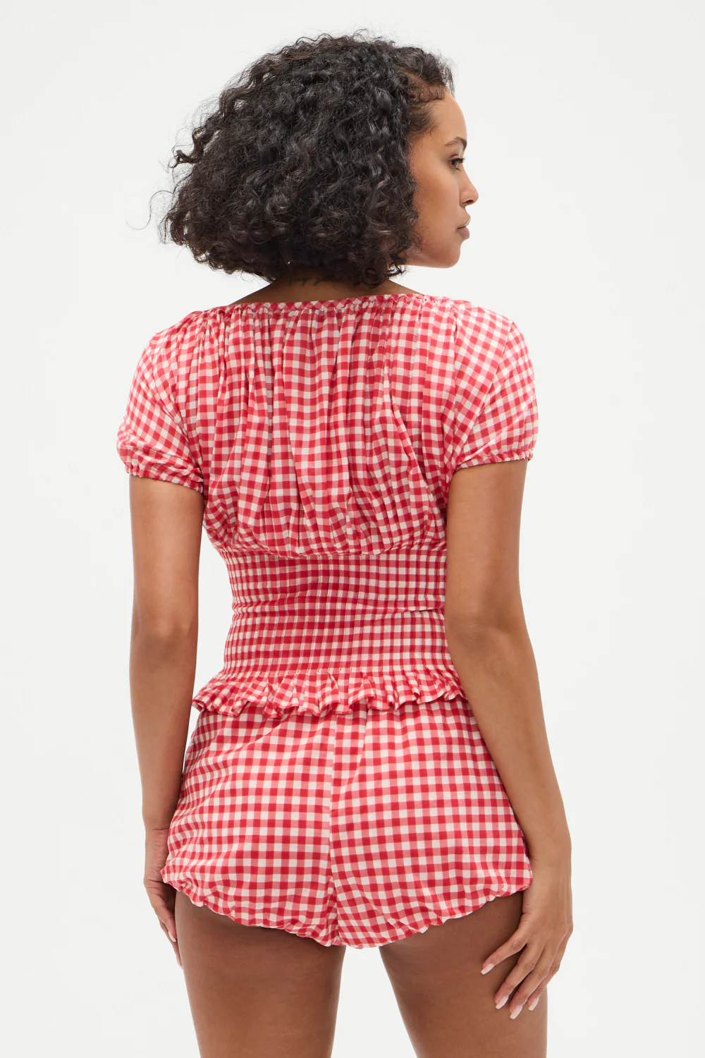 Cider Gingham Blouse - Cherry Gingham - Image 2
