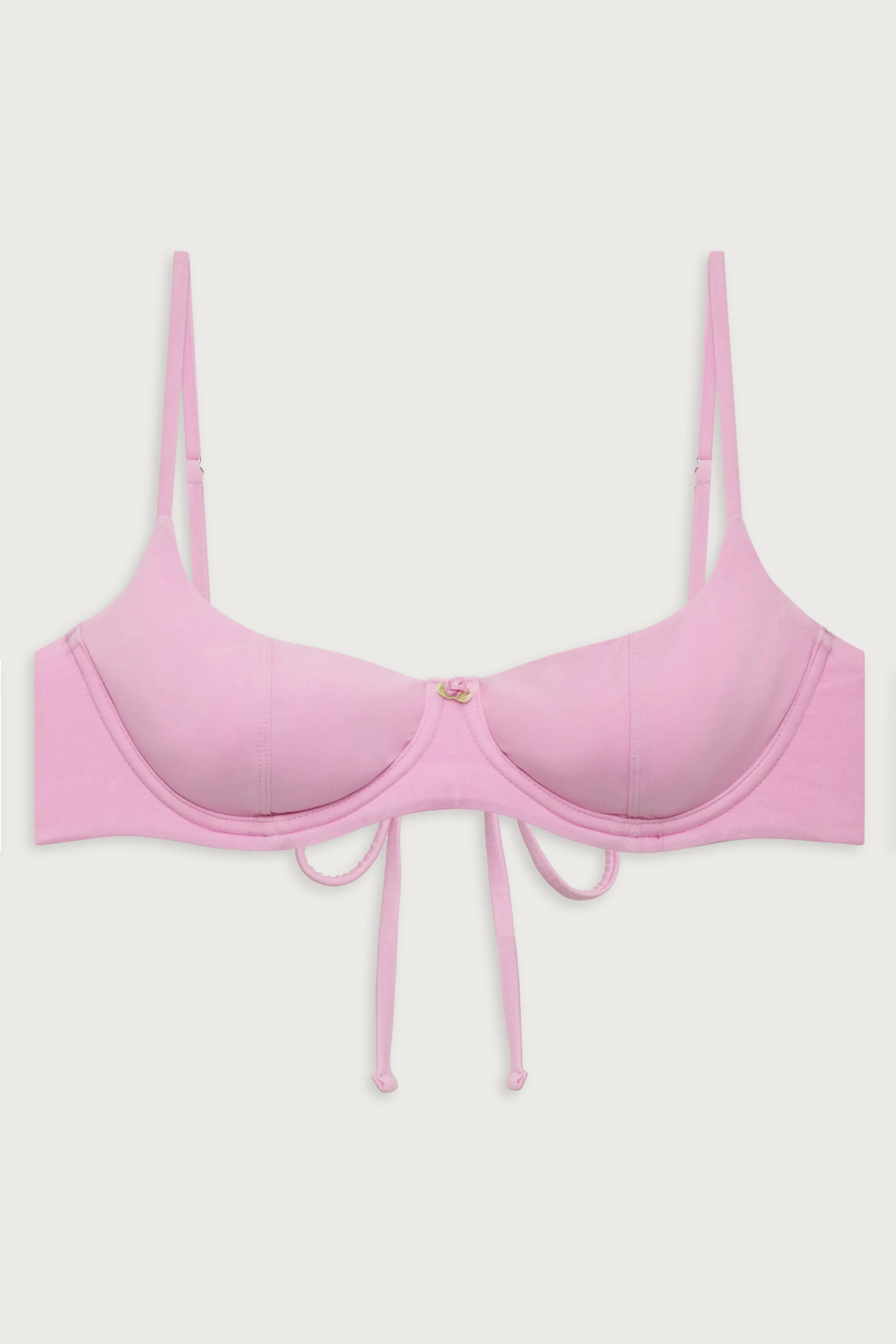 Cola Underwire Balconette Bikini Top - French Rose - Image 2