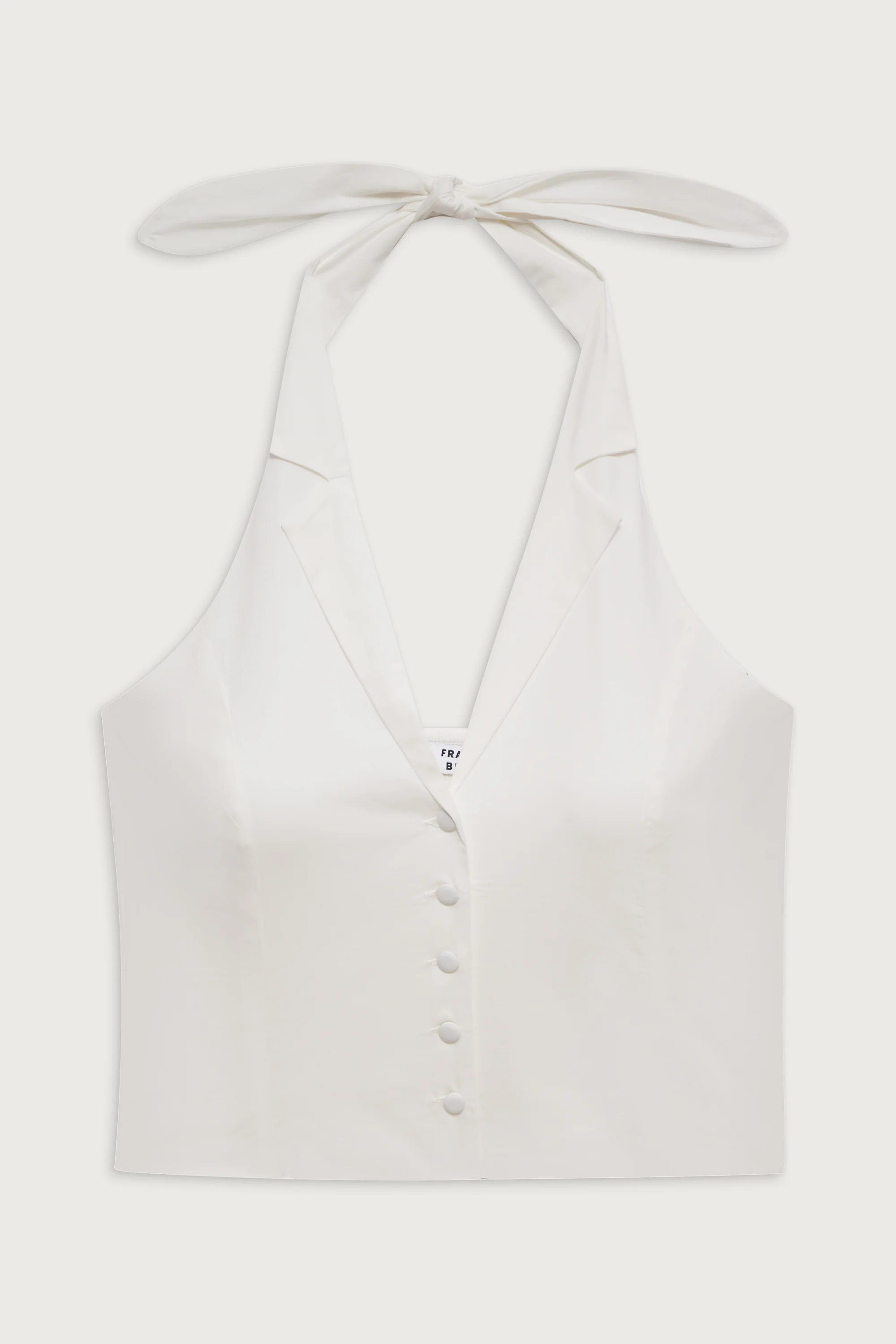 Cottage Halter Top - White - Image 3