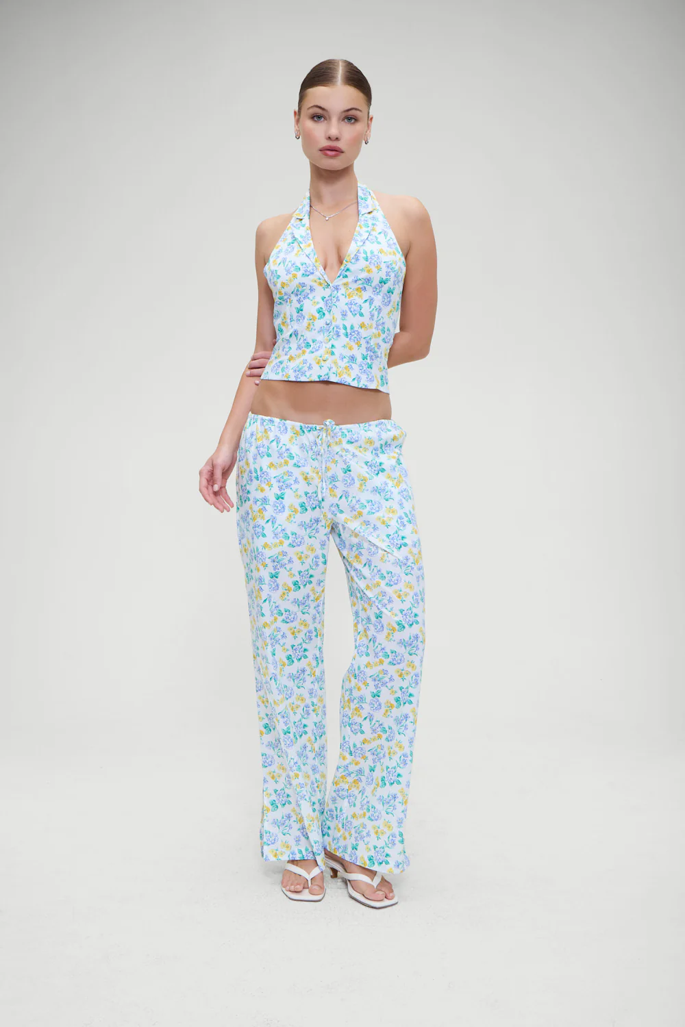 Daisy Low Rise Pant - Coastal Floral - Image 2