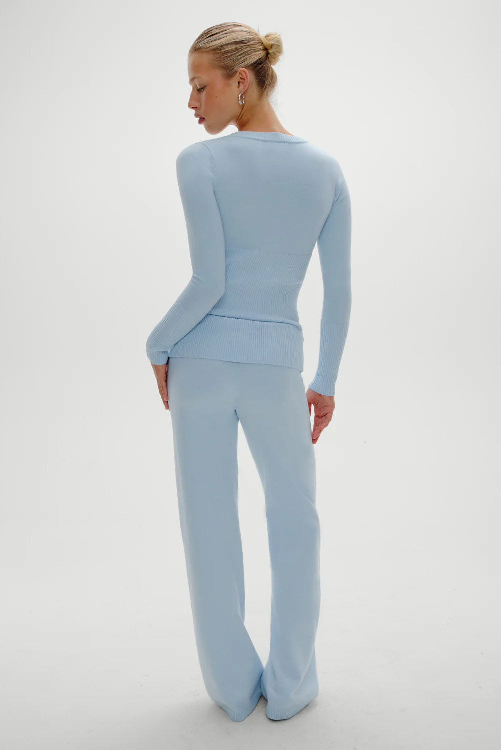Dawson Knit Fold Over Pants - Daydream - Image 2