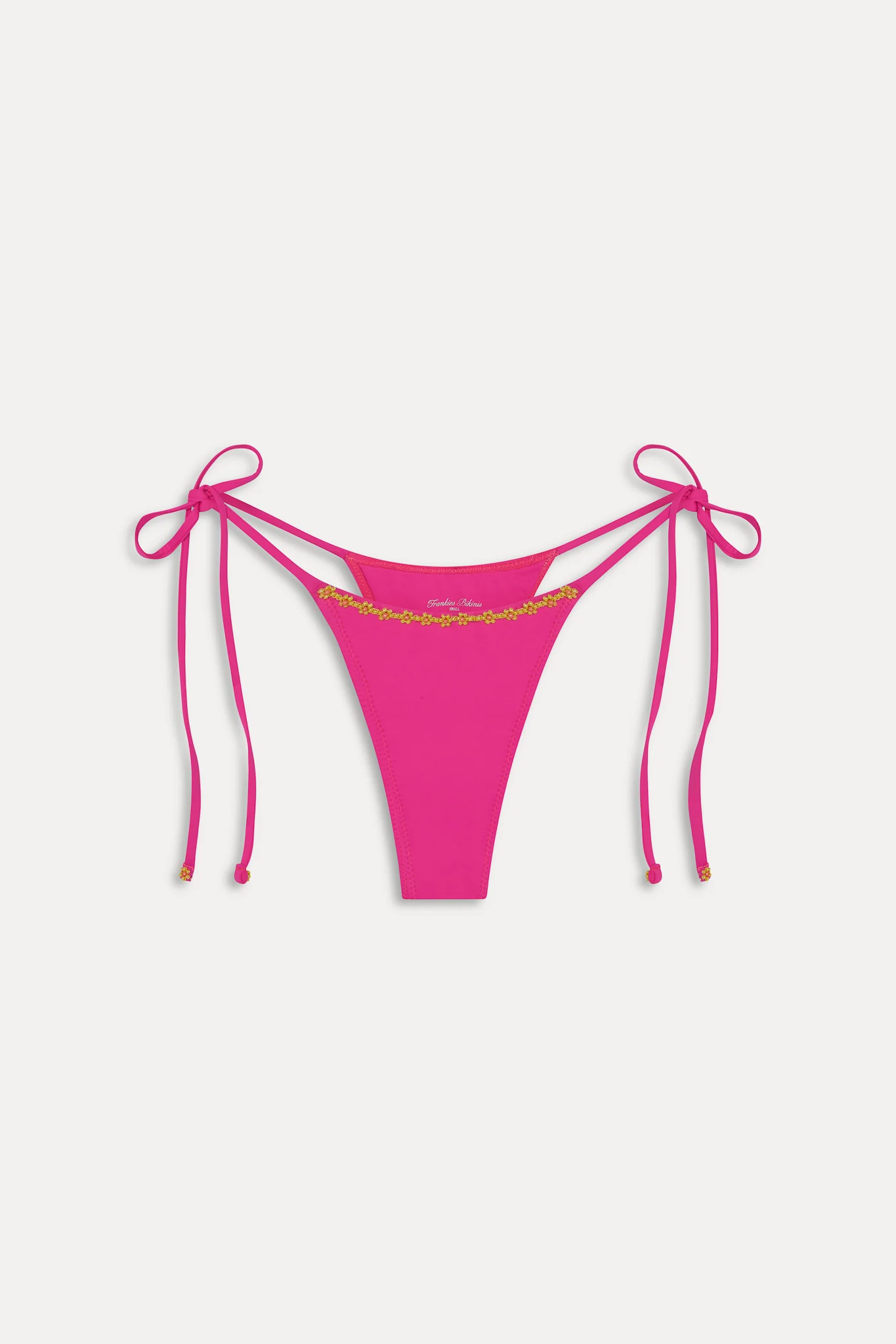 Divine Skimpy Beaded Bikini Bottom - Sea Star Pink - Image 3