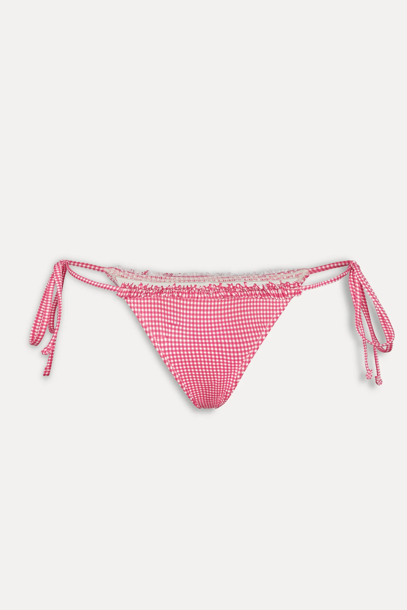 Divine Skimpy String Bikini Bottom - Ladybug Gingham - Image 3