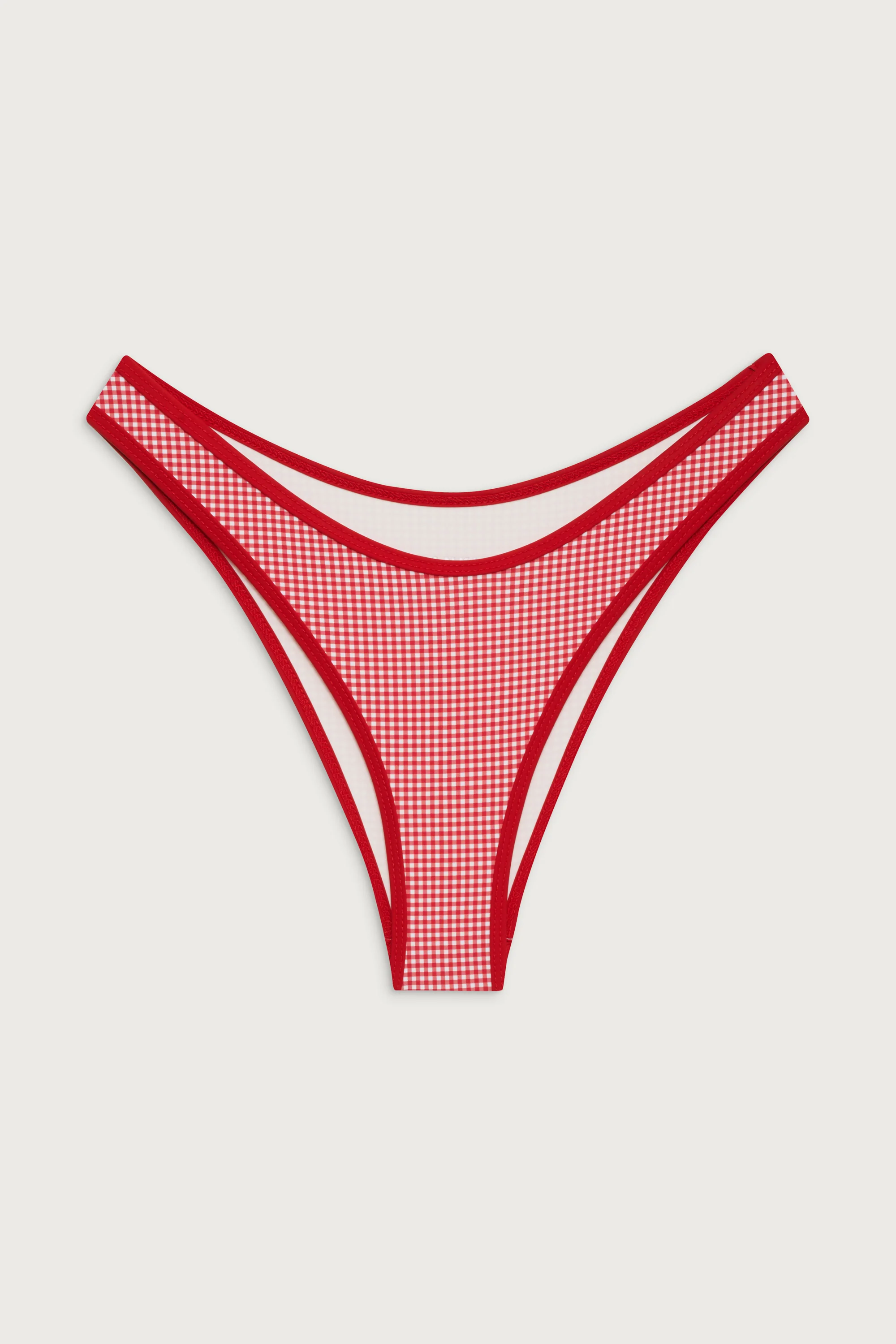 Dove Classic Gingham Bikini Bottom - Ladybug Gingham - Image 3