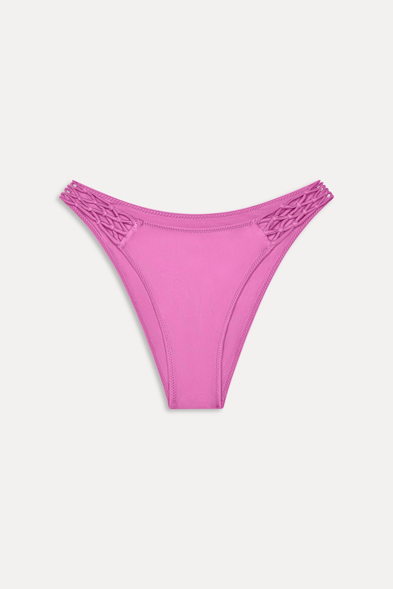 Dove Satin Bikini Bottom - Capri Pink - Image 3