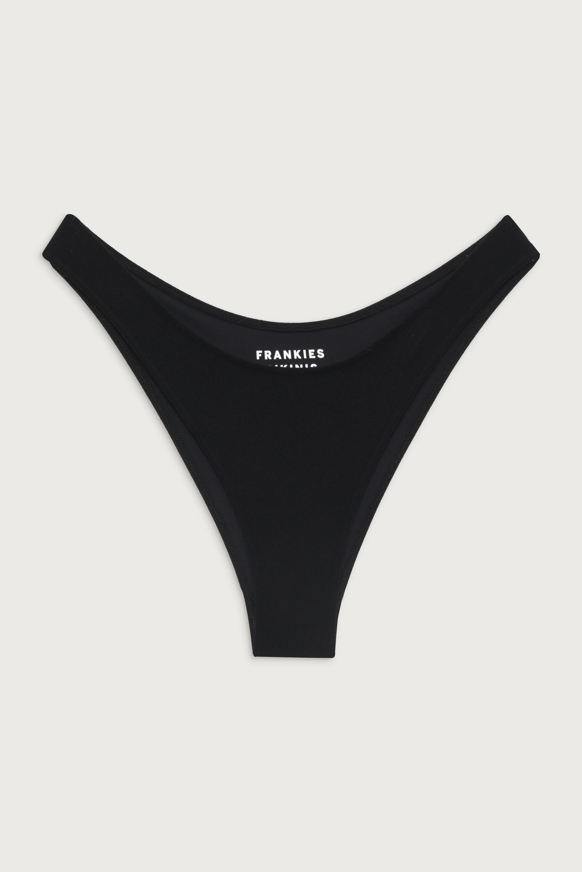 Dove Terry Classic Bikini Bottom - Black - Image 2