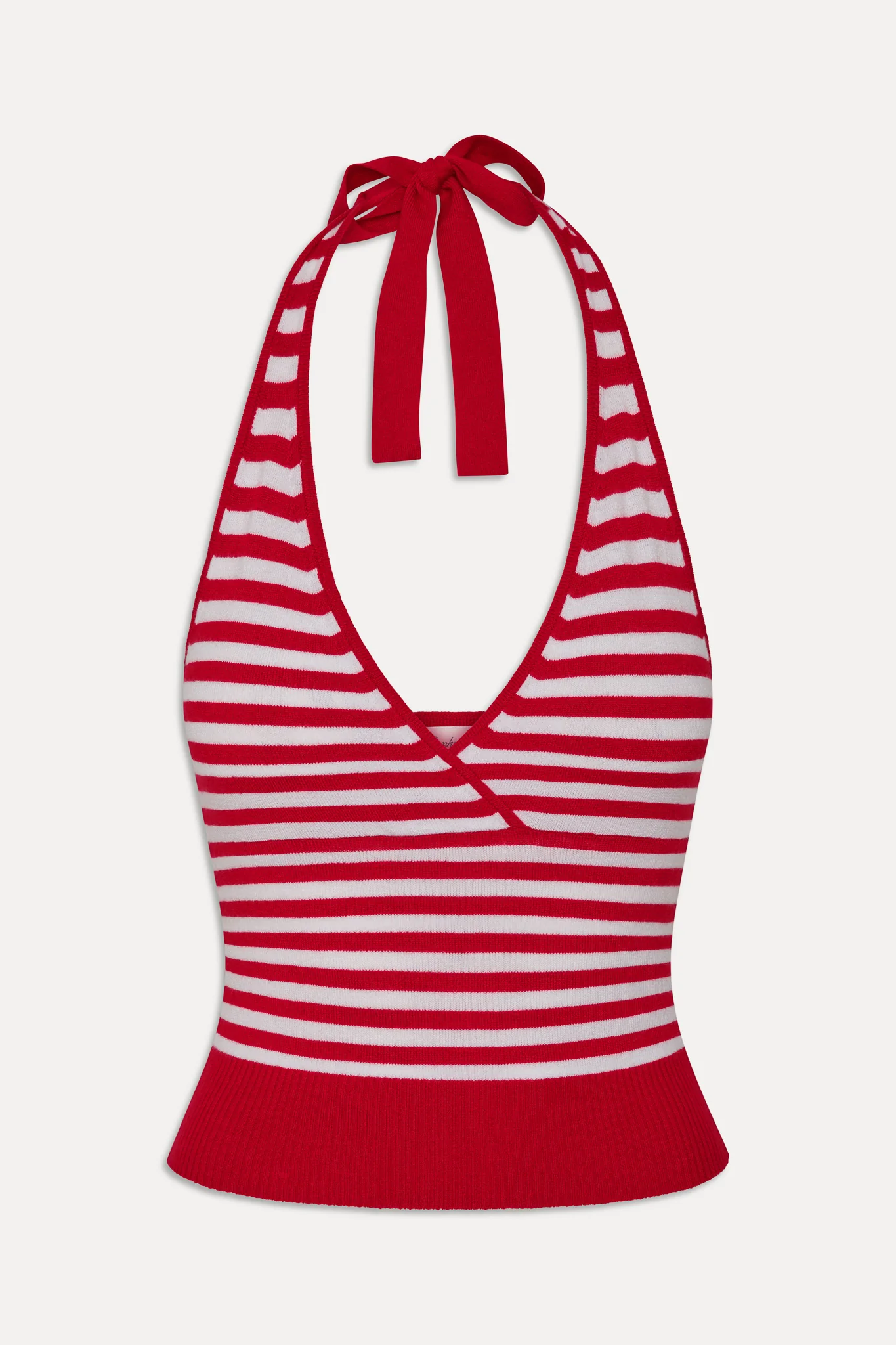 Dylan Knit Halter Top - South Hampton Stripe - Image 3