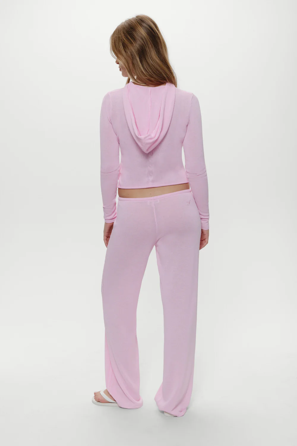 Ela Low Rise Knit Pants - Pink Cloud - Image 9