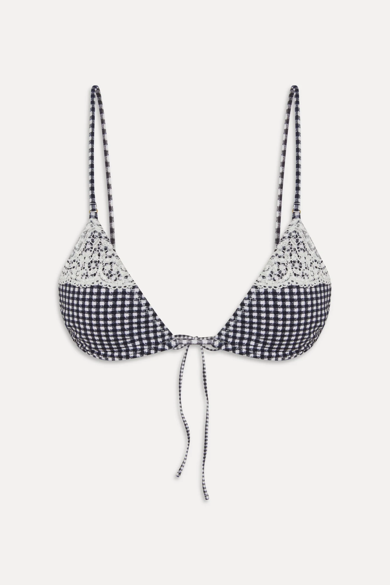 Elena Micro Cotton Bikini Top - Midnight Wishes - Image 3