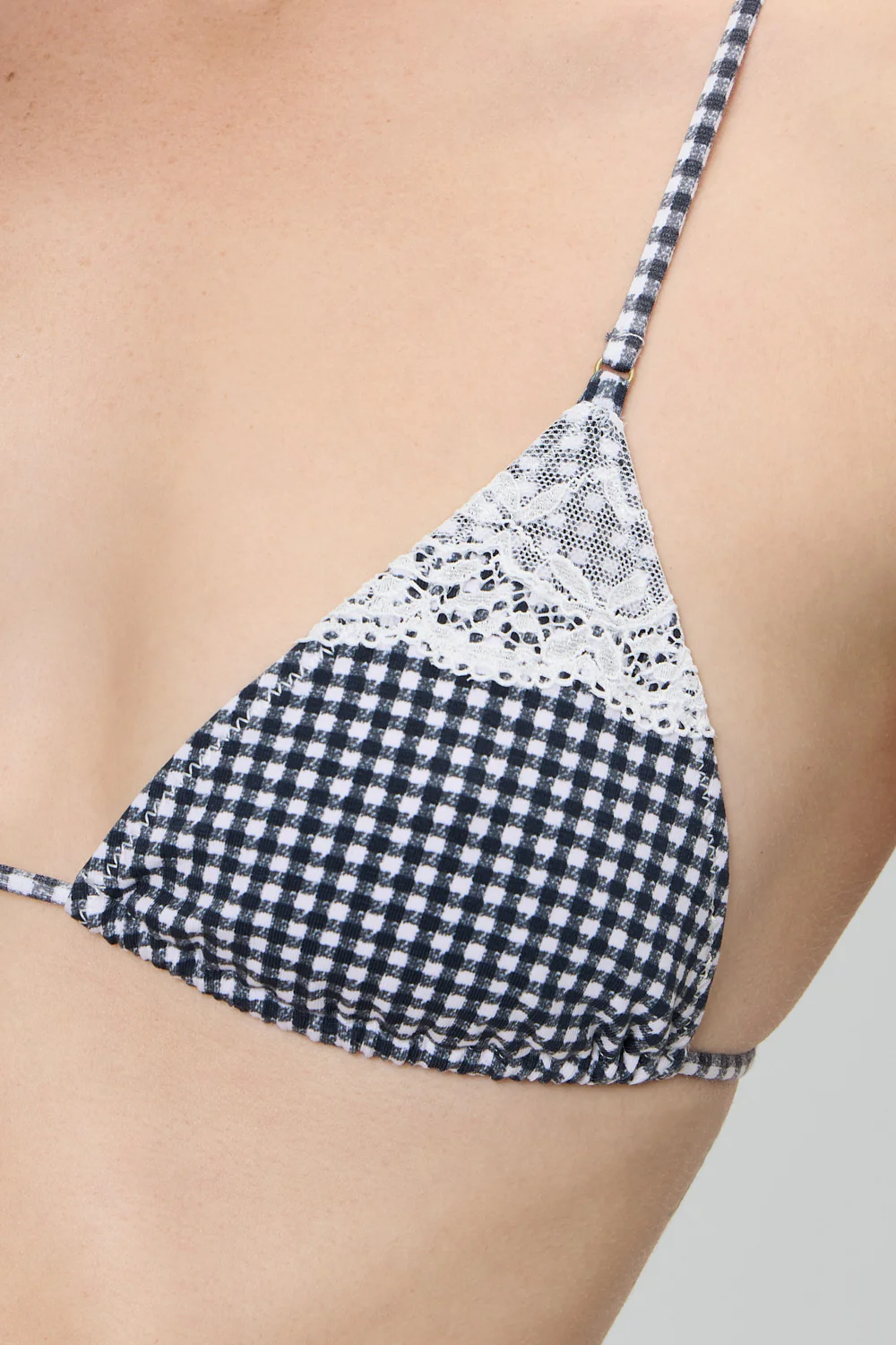 Elena Micro Cotton Bikini Top - Midnight Wishes - Image 4