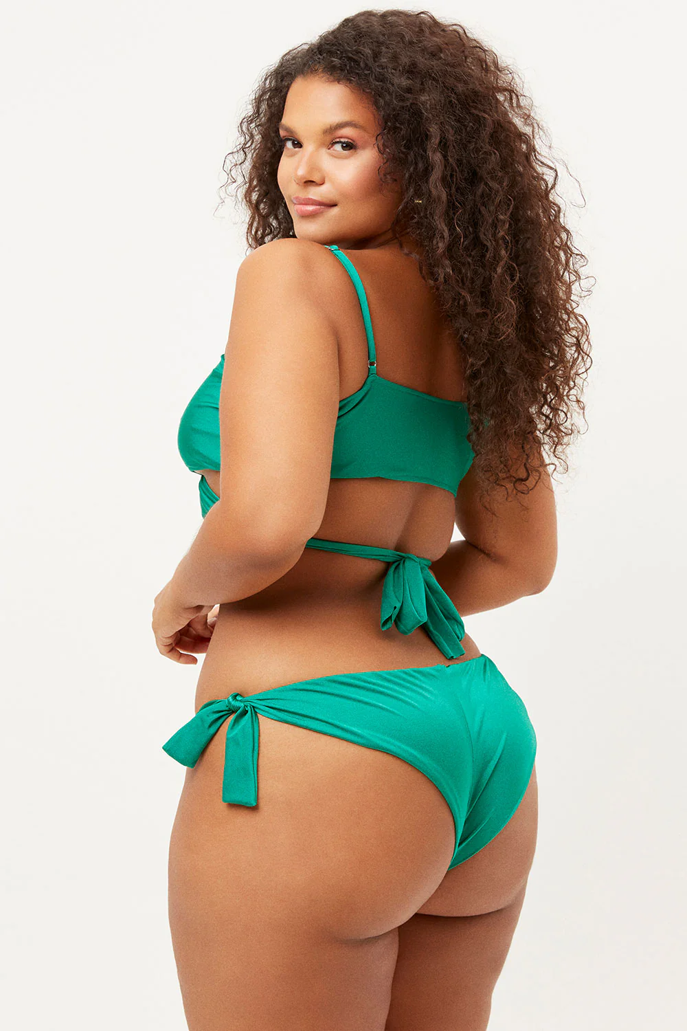 Falcon Shine String Bikini Bottom - Everglade - Image 2