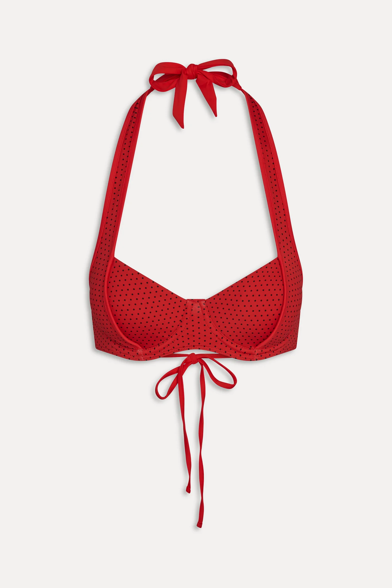 Fin Polka Dot Bikini Top - Spice Dot - Image 3