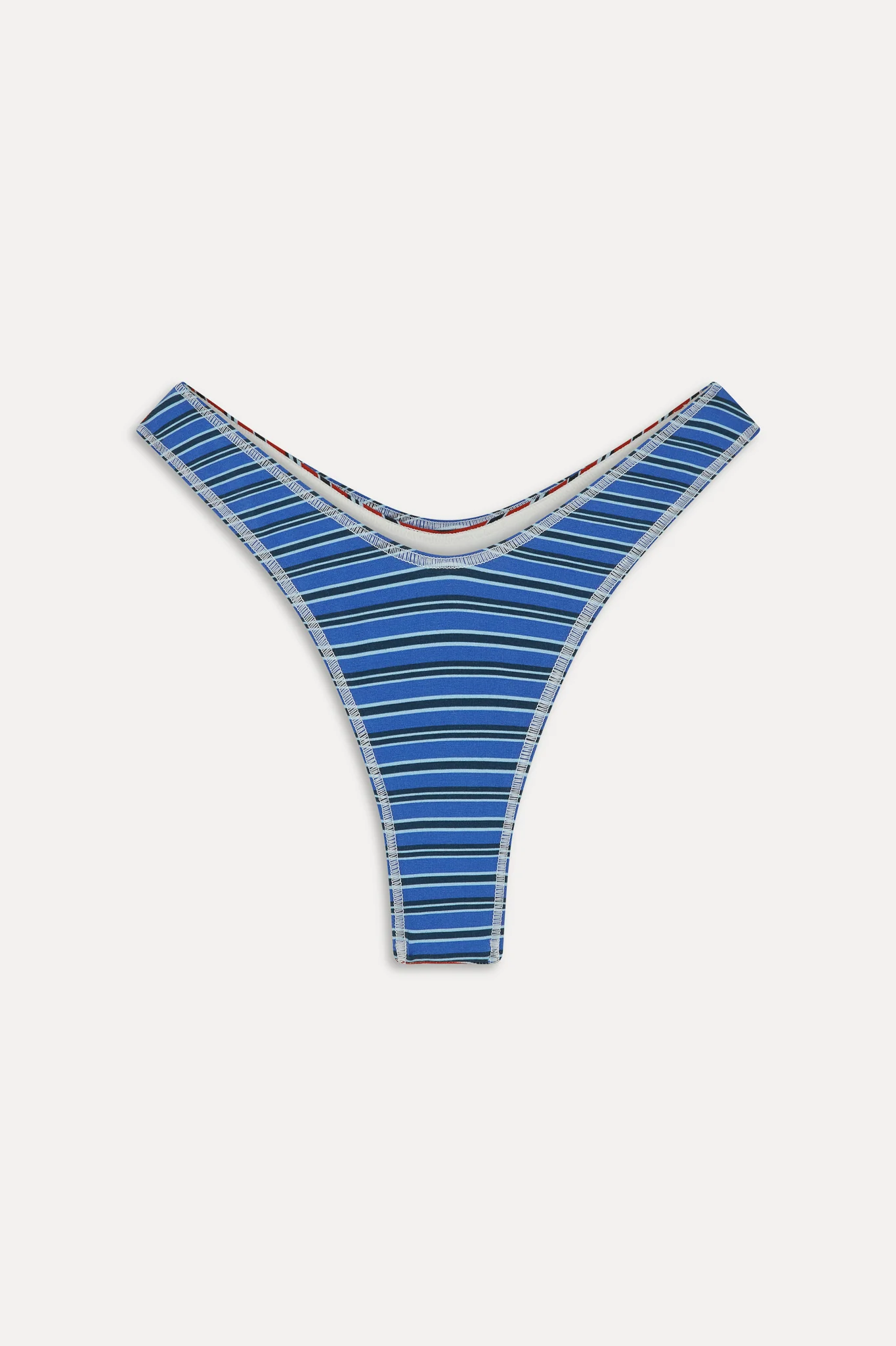Full Moon Micro Bikini Bottom - Summer Stripe - Image 3