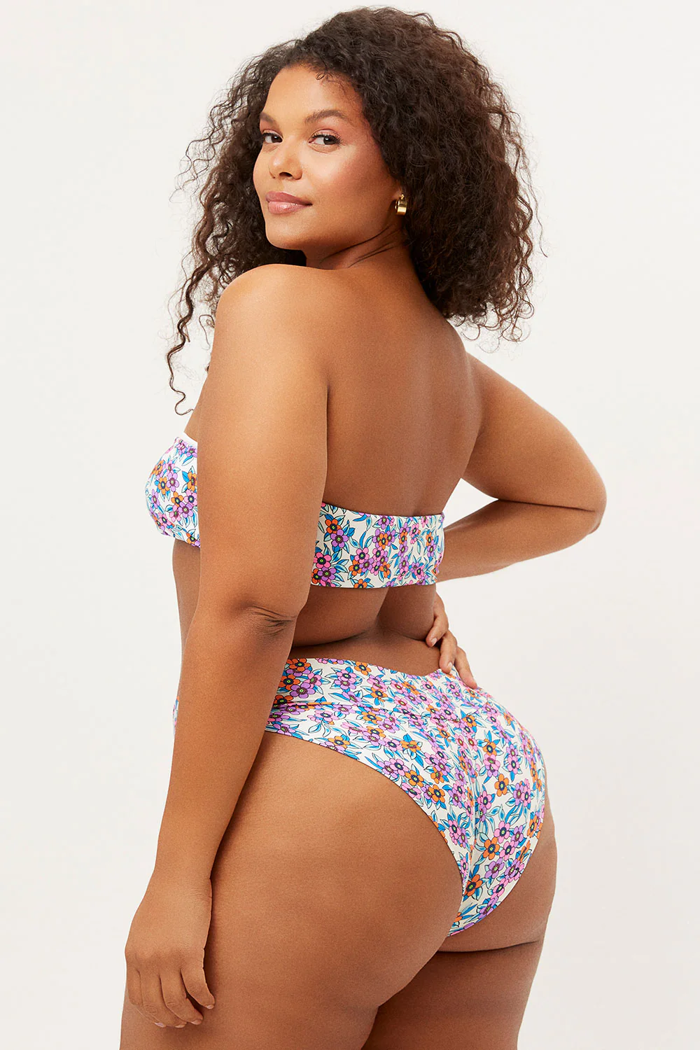 Gavin Floral Cheeky Bikini Bottom - Flower Farm - Image 2
