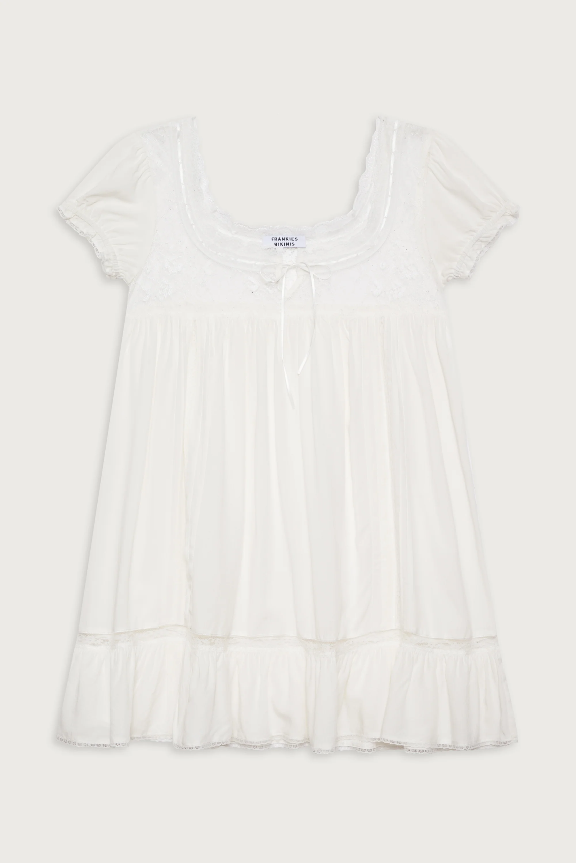 Harmony Mini Dress - White - Image 3