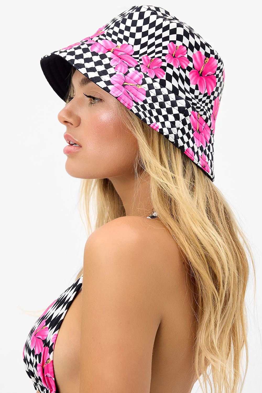 Jax Bucket Hat - Black Morrison Hibiscus - Image 2