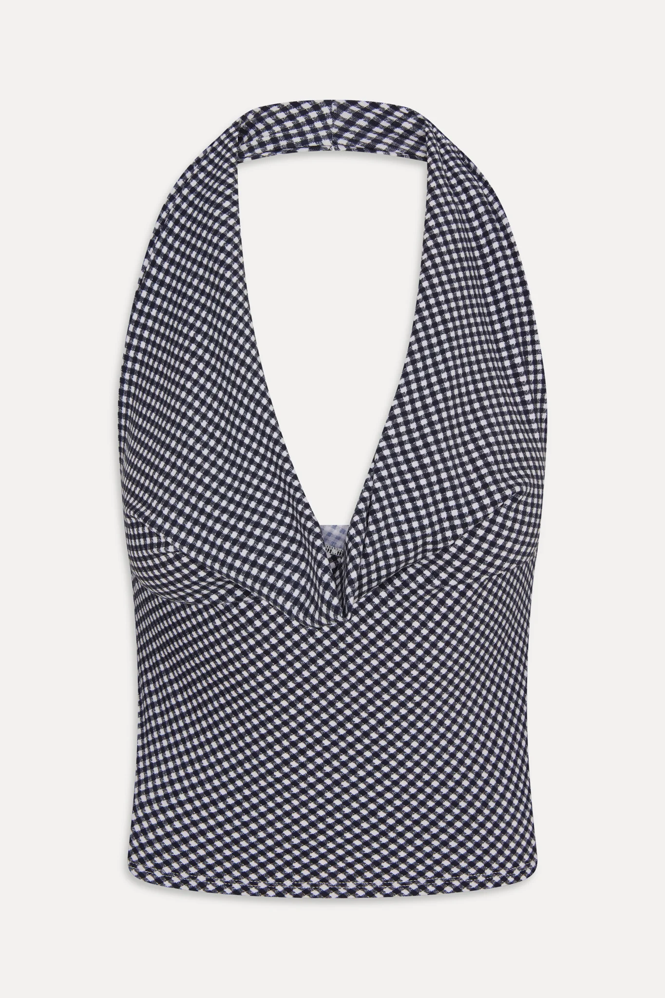 Jay Gingham Halter Top - Midnight Wishes - Image 3