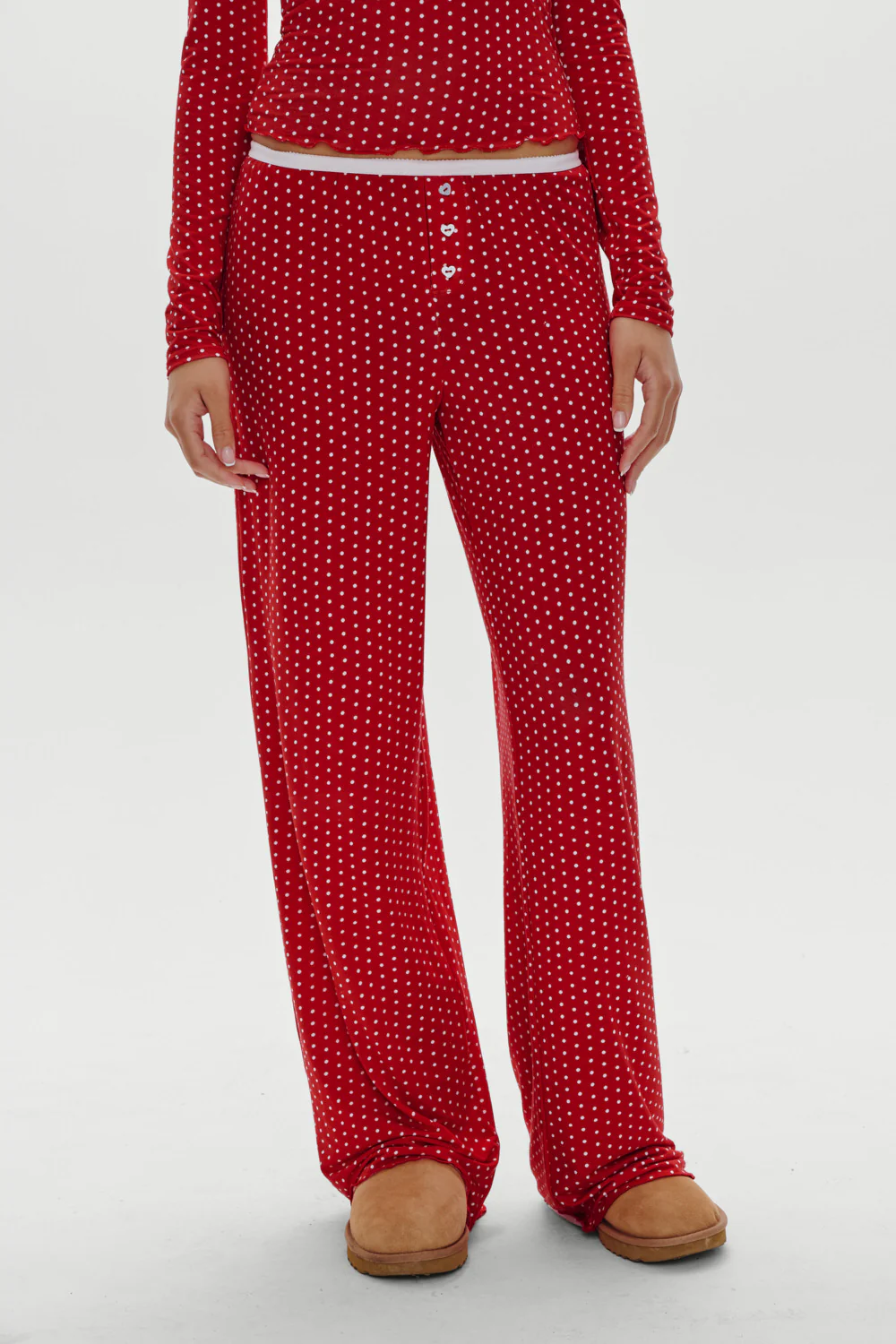 Joy Sleep Pants - Holiday Dot - Image 2