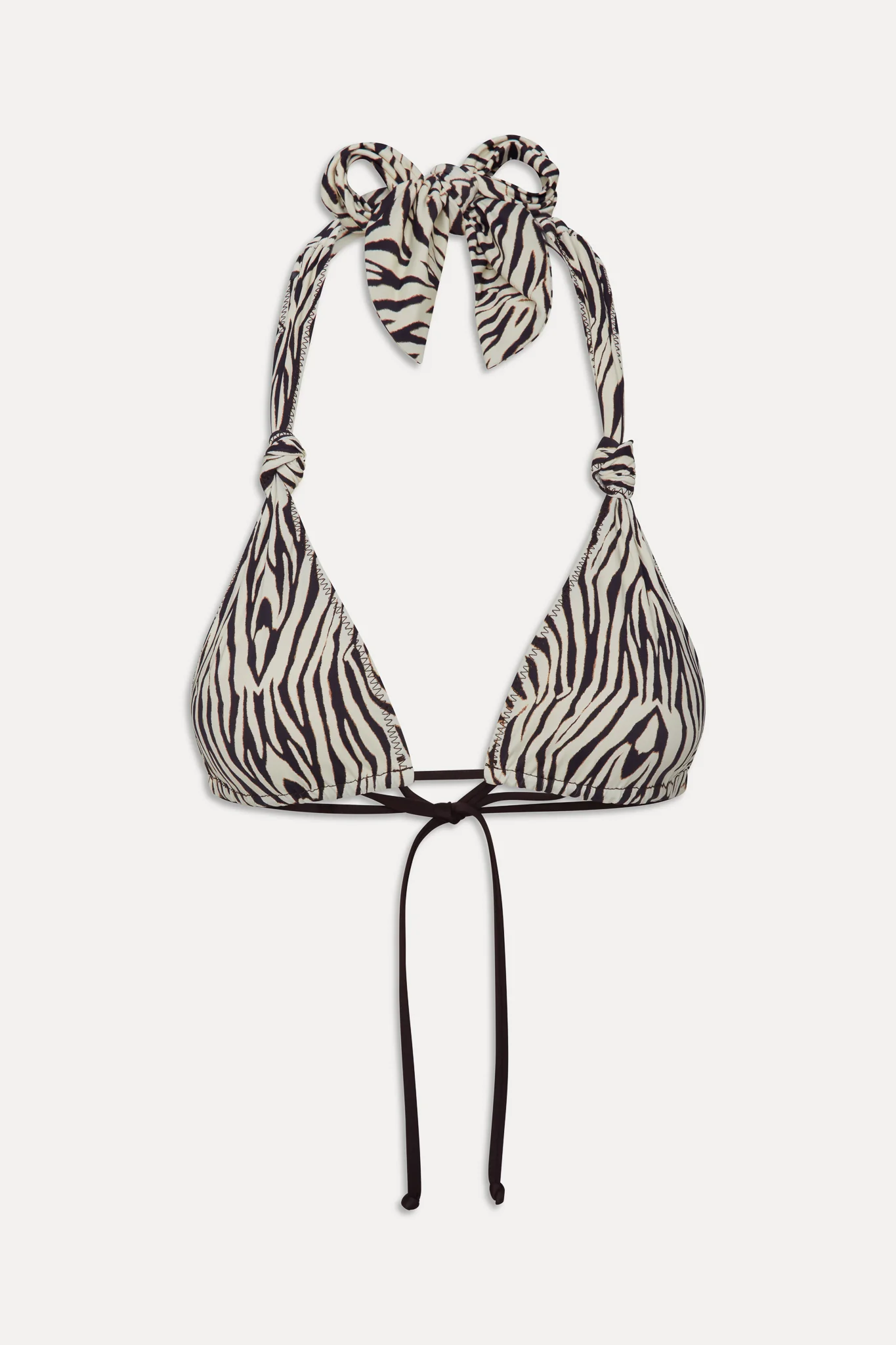 Kealy Halter Bikini Top - Zebra - Image 3