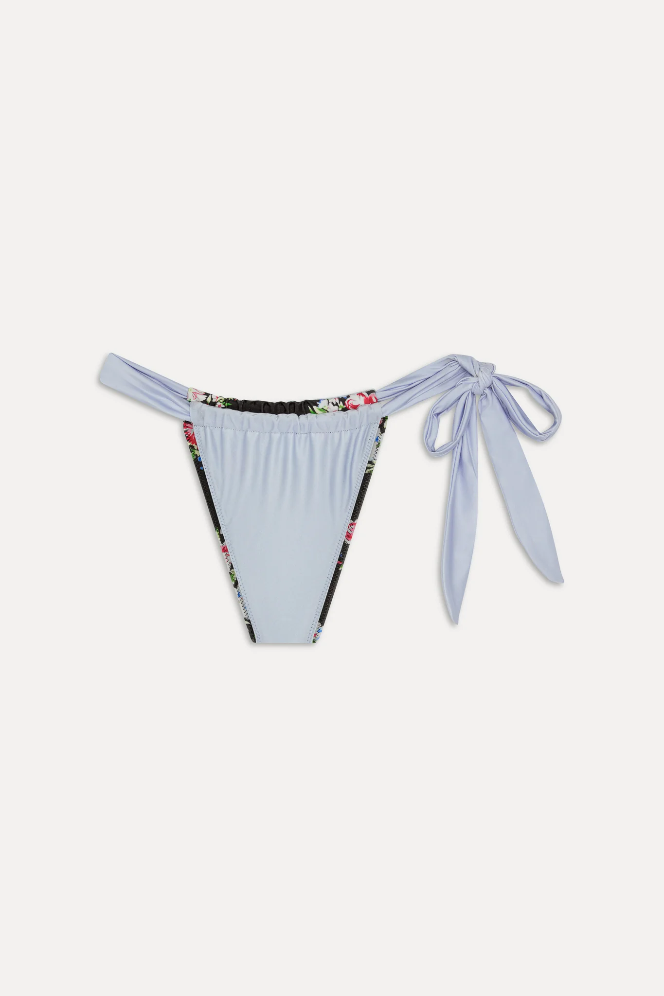 Kealy Reversible Satin Bikini Bottom - Bouquet - Image 4