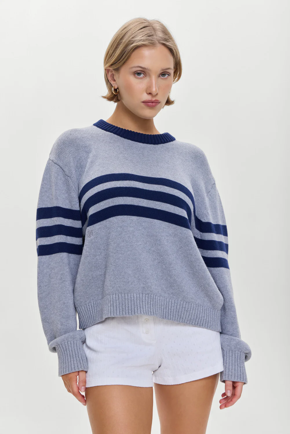 Kip Oversized Crewneck Sweater - Rain Cloud - Image 2