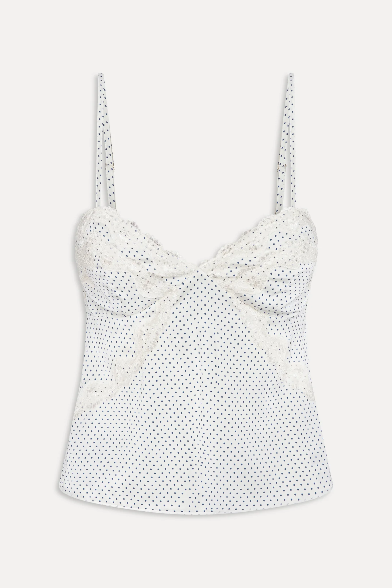 Laura Silk Camisole - French Pearl - Image 3