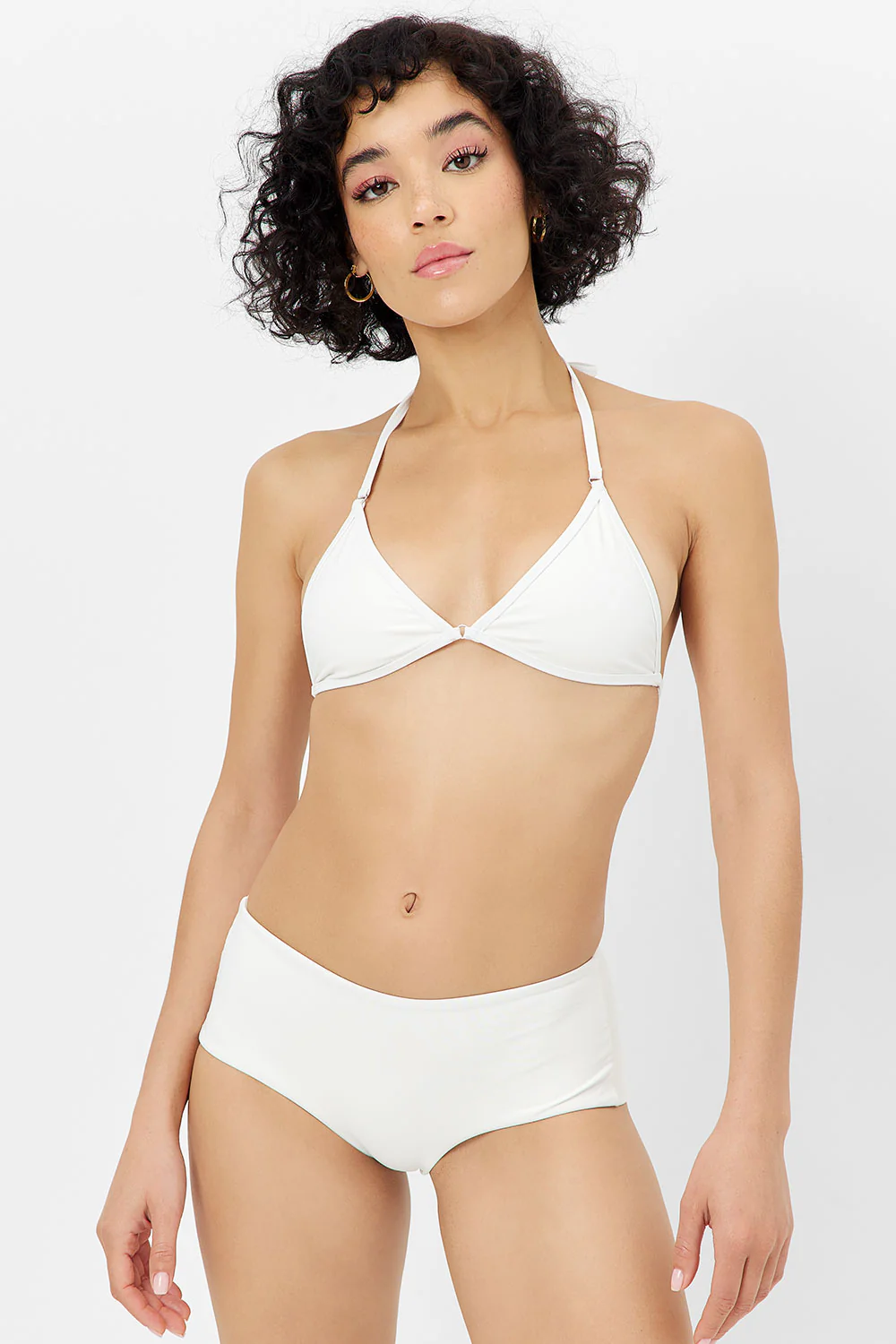 Lisa Full Coverage Bikini Bottom - White - Image 2