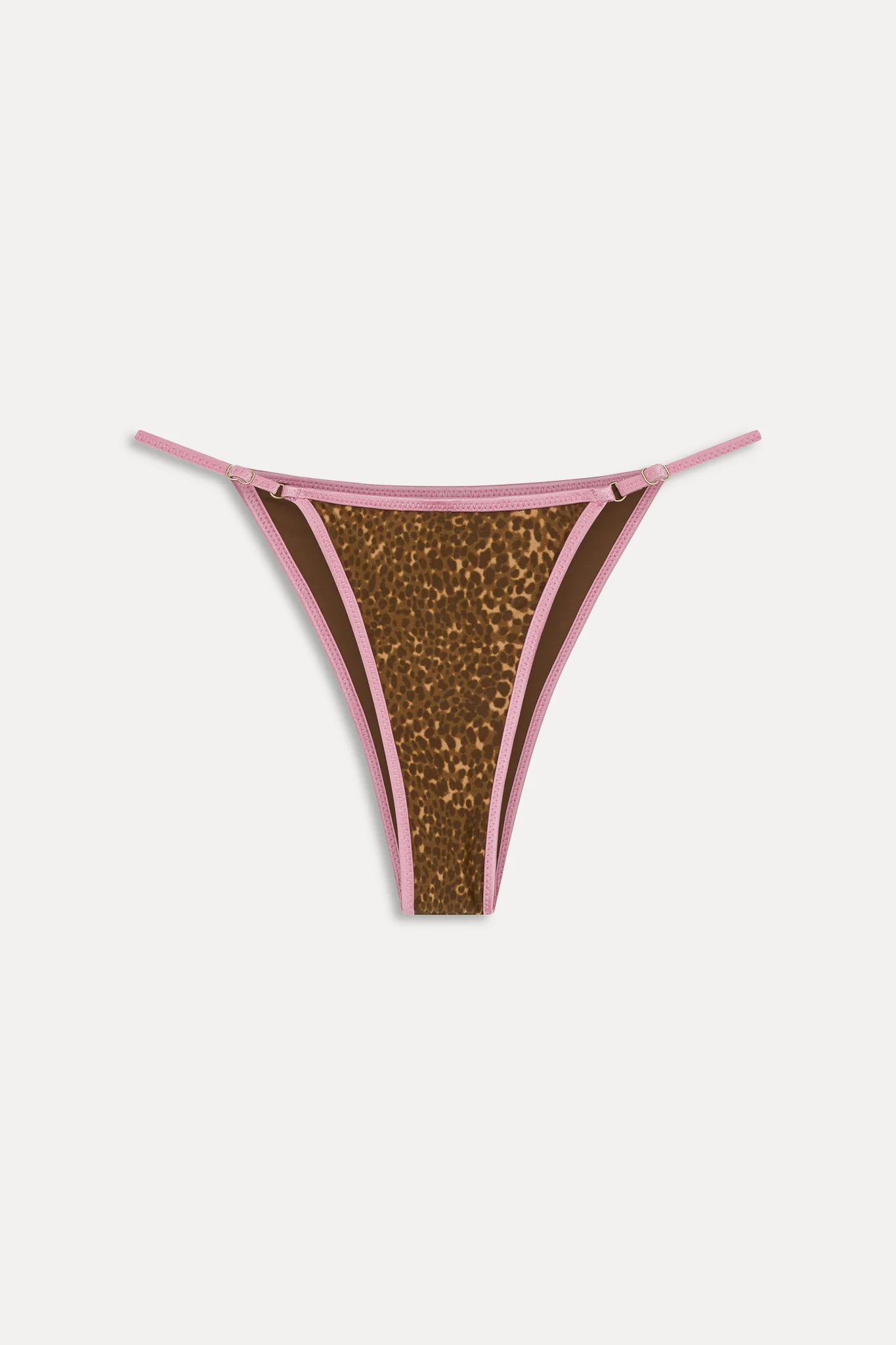 Luna Satin Bikini Bottom - Vintage Cheetah - Image 3