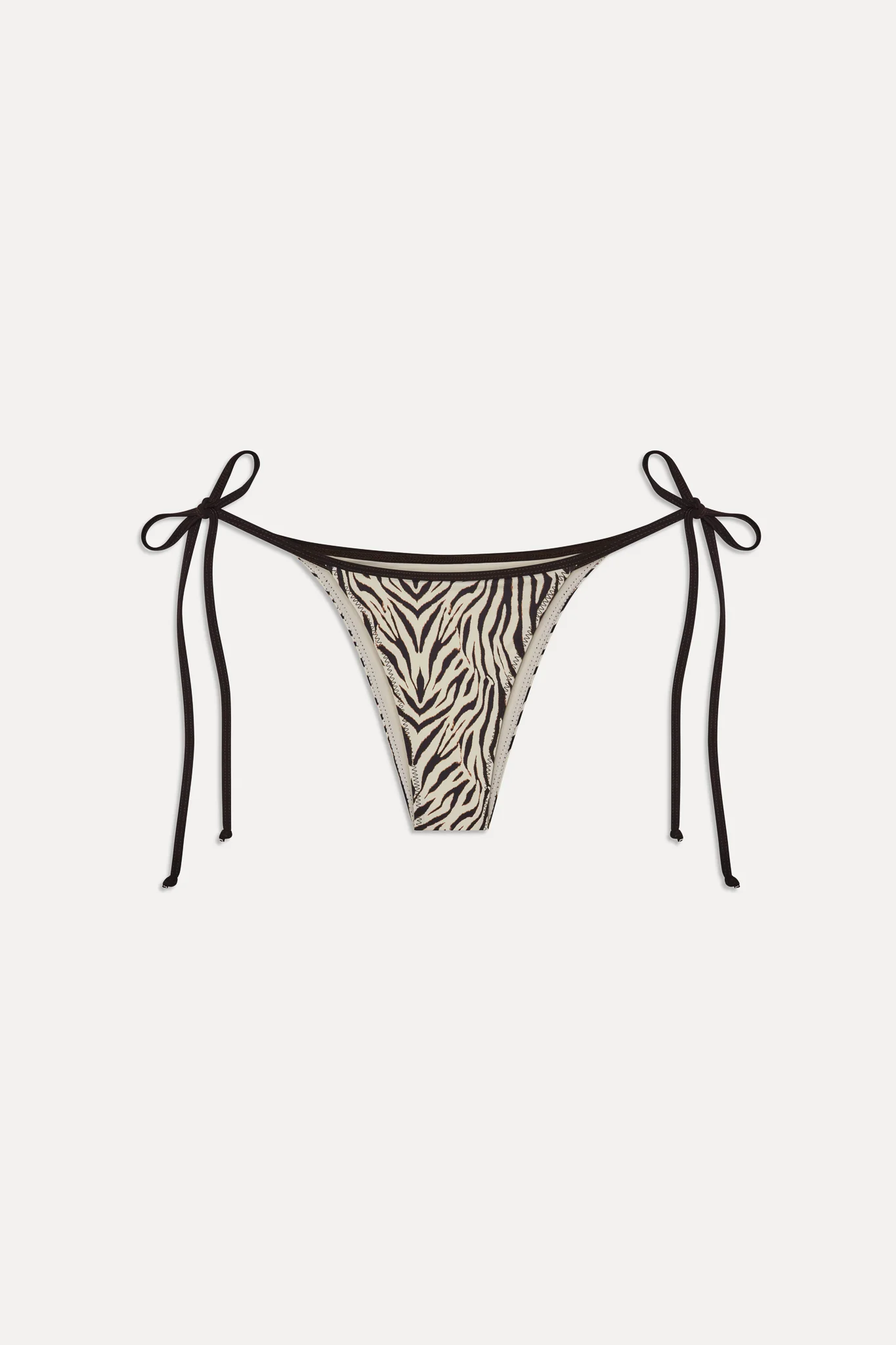 Mackenzie Skimpy String Bikini Bottom - Zebra - Image 3