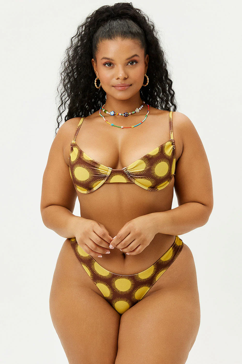 Maggie Terry Underwire Bikini Top - Golden - Image 2