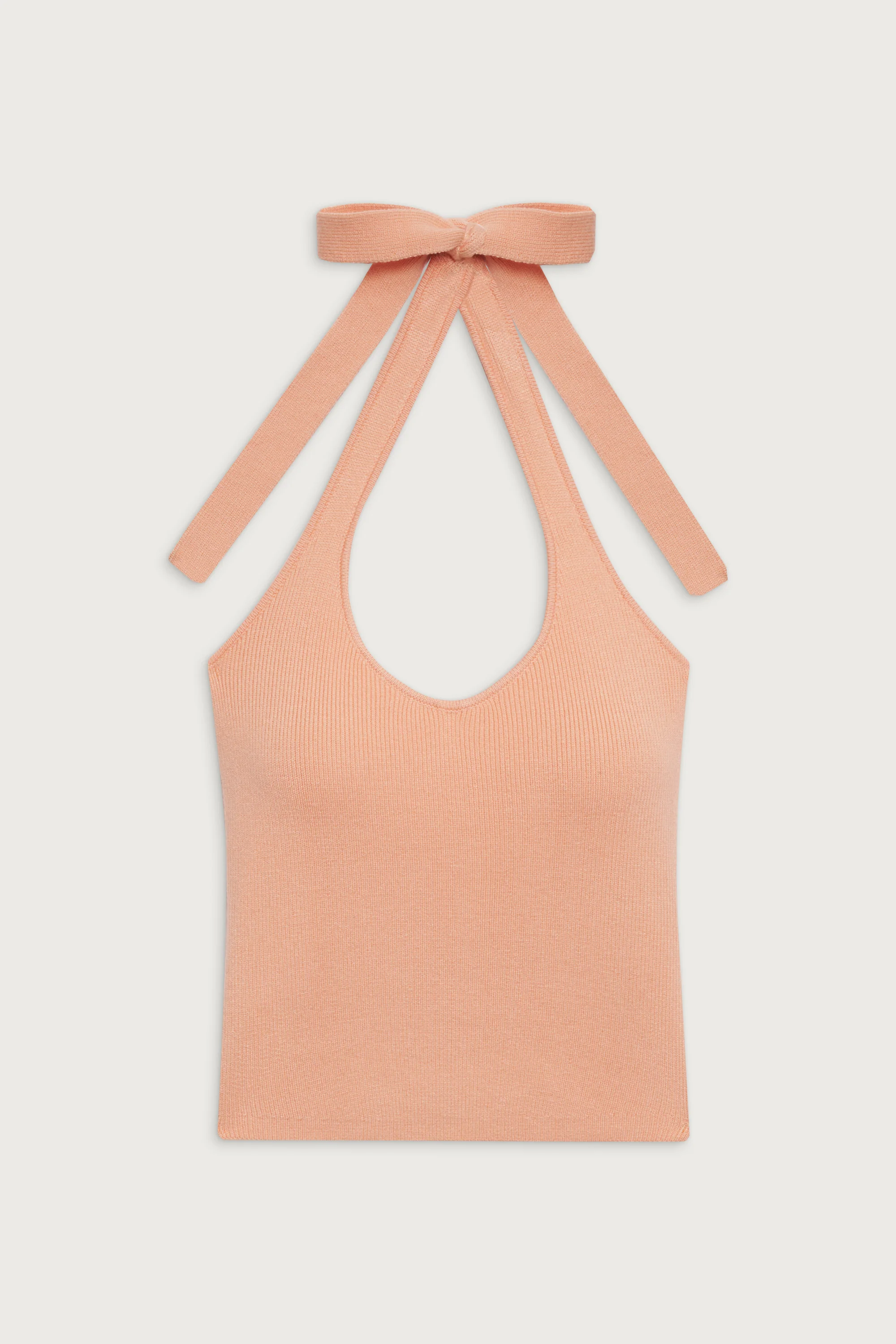 Marialla Cloud Knit Halter Top - Sweet Tea - Image 3