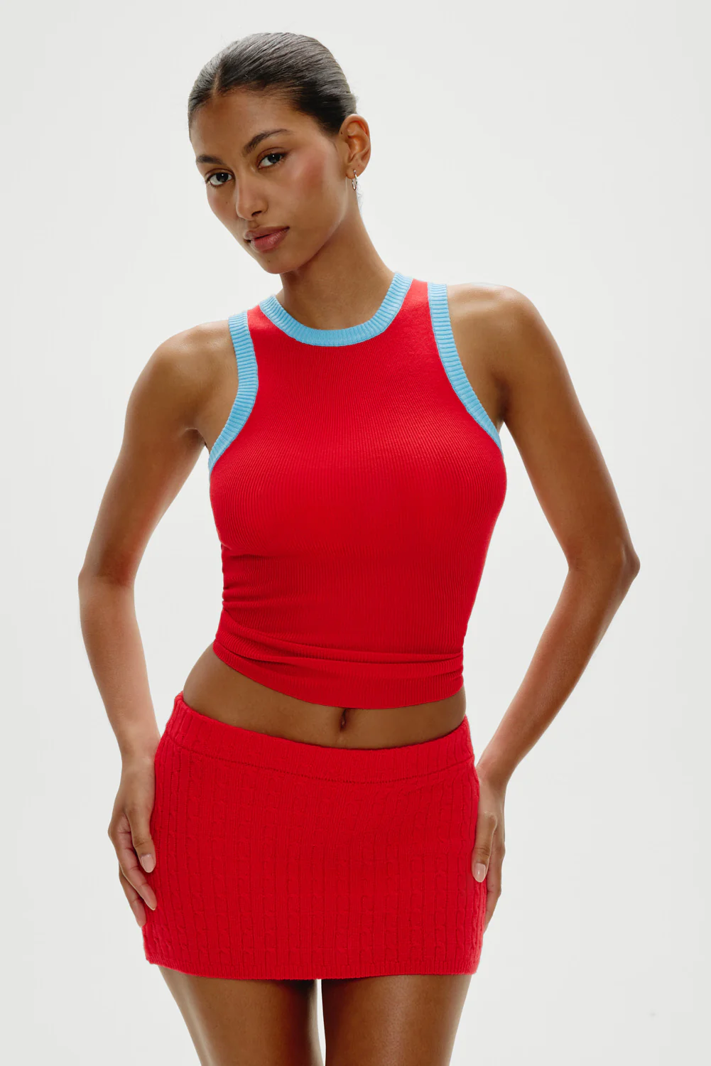 Marialla Mini Skort - Cherry - Image 5