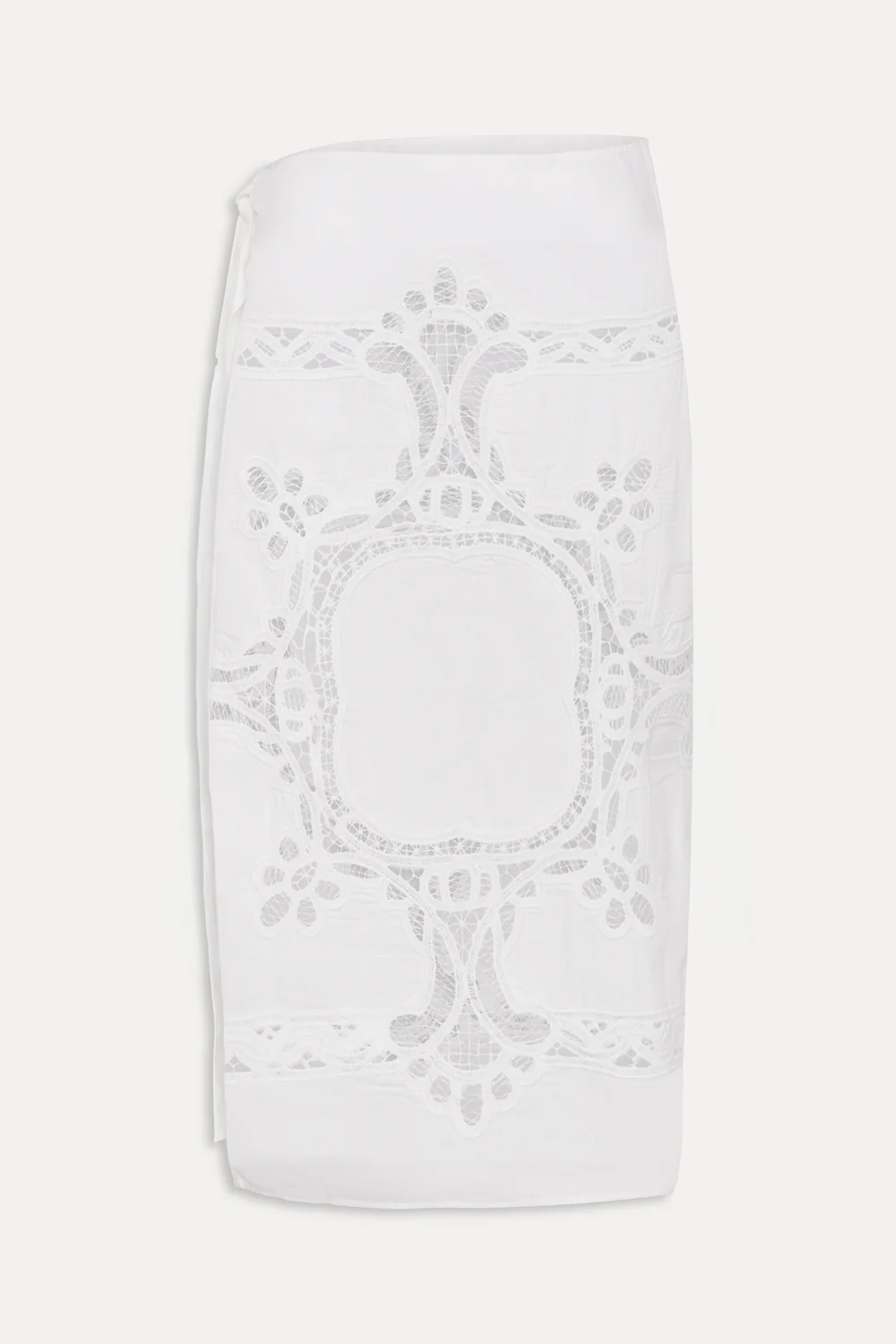 Monaco Cotton Sarong - Optic White - Image 3