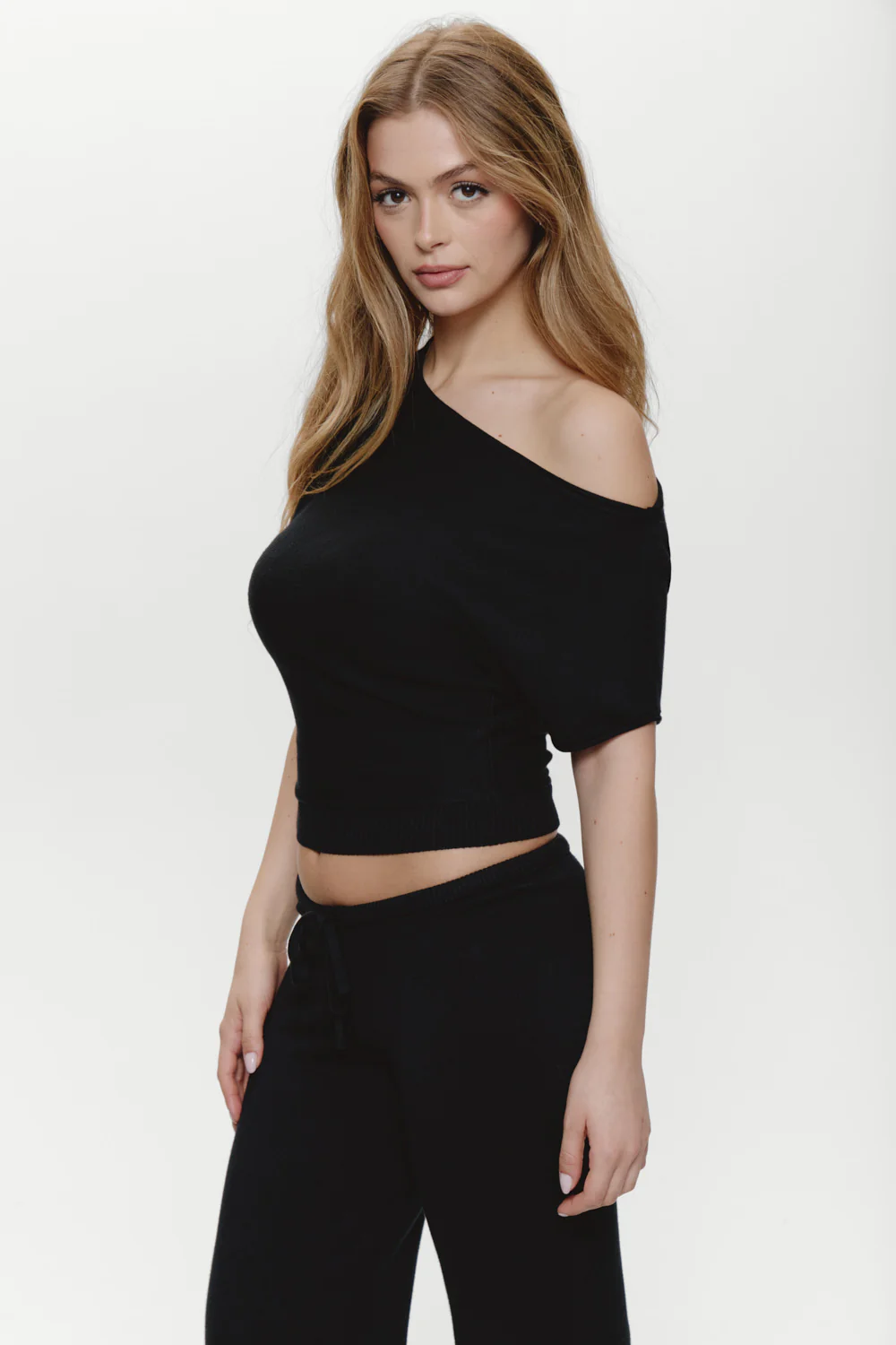 Montecito Boat Neck Knit Shirt - Black - Image 10