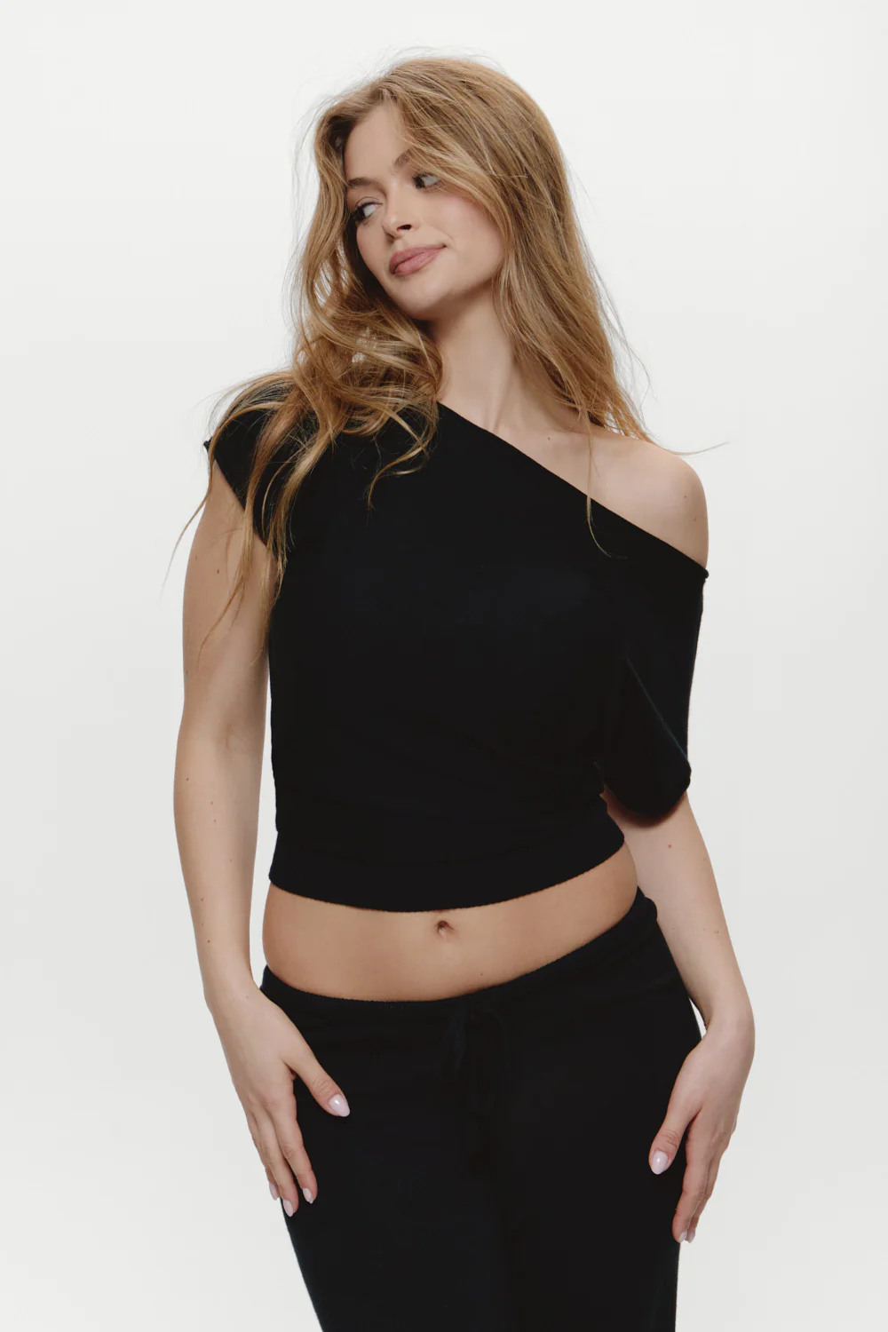 Montecito Boat Neck Knit Shirt - Black - Image 7
